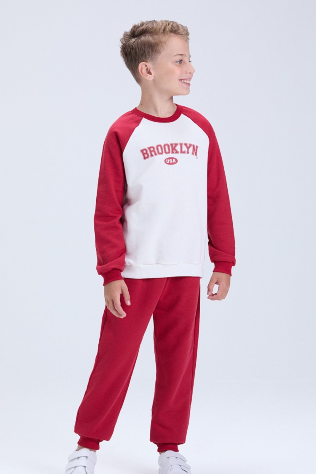 Vista 2 Infantil - Conjunto Masculino Inverno Moletom Brooklyn VIDA COSTEIRA azul marinho VIDA COSTEIRA azul marinho