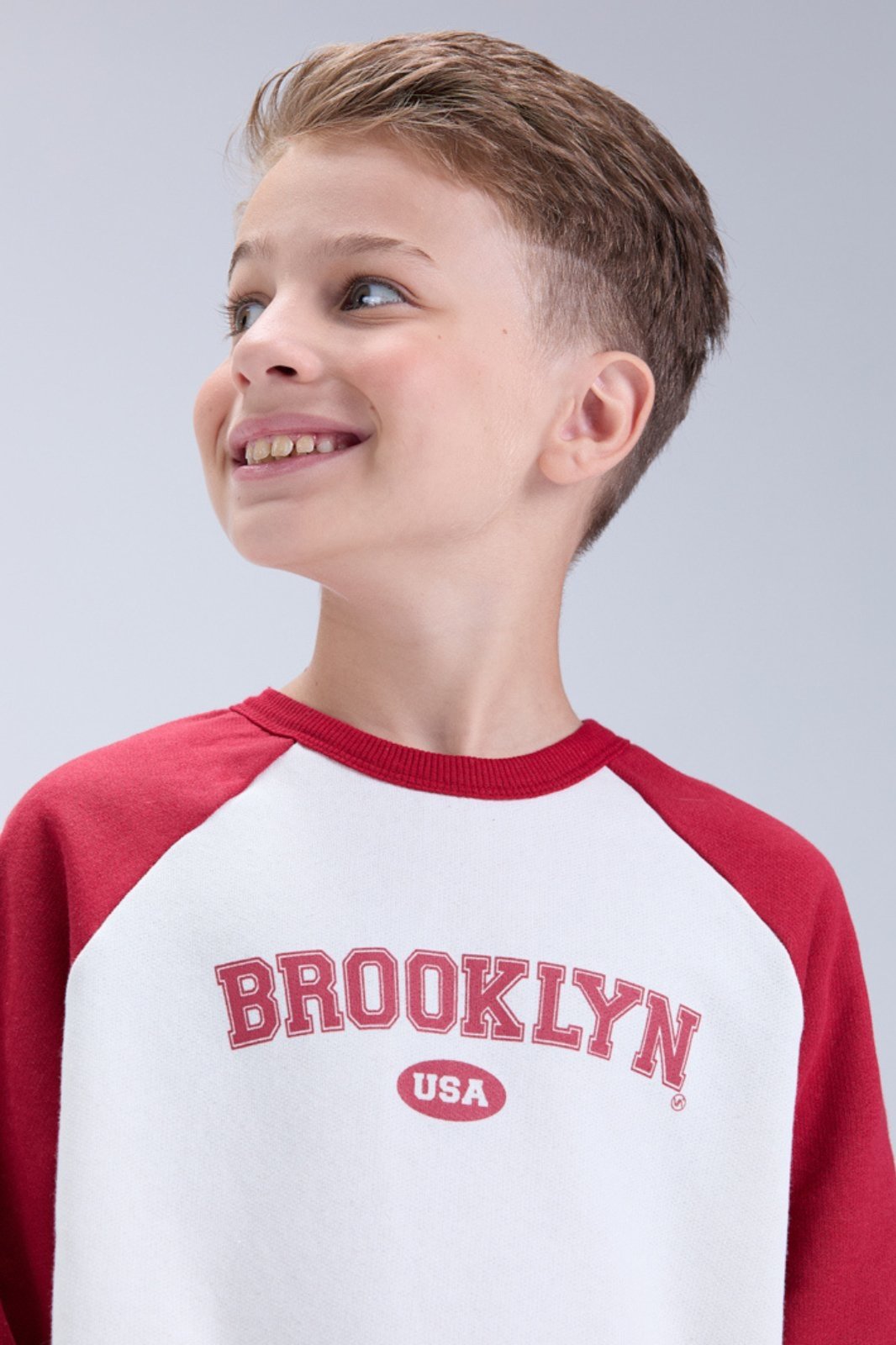 Vista 3 Infantil - Conjunto Masculino Inverno Moletom Brooklyn VIDA COSTEIRA azul marinho VIDA COSTEIRA azul marinho