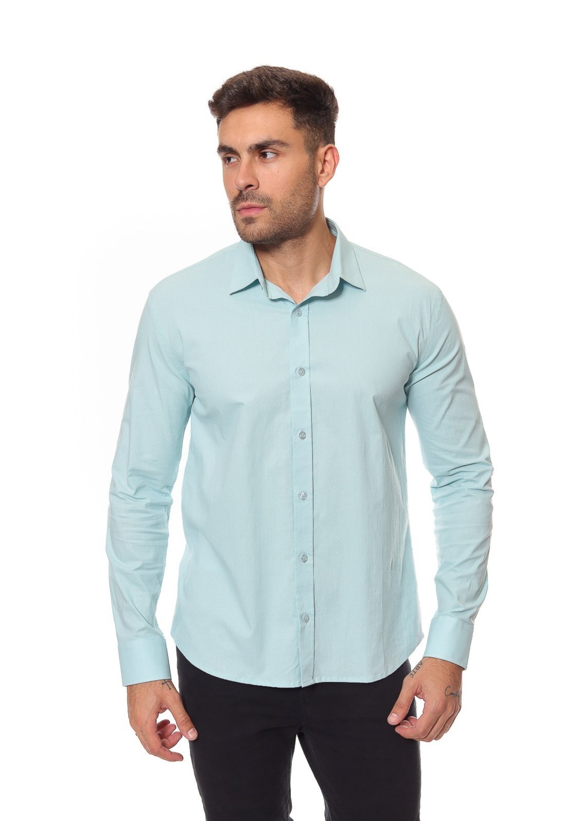 Camisa Masculina Manga Longa Crocker