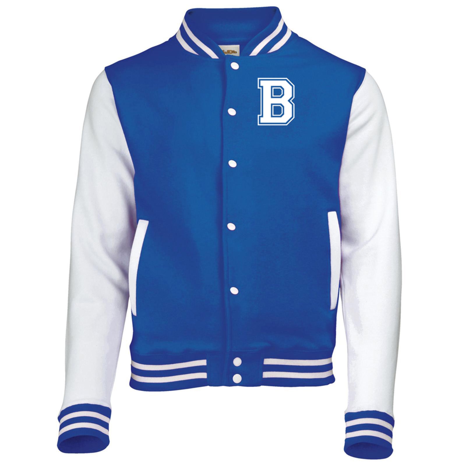 Jaqueta College Americana College4EVER Royal Letra B bordada
