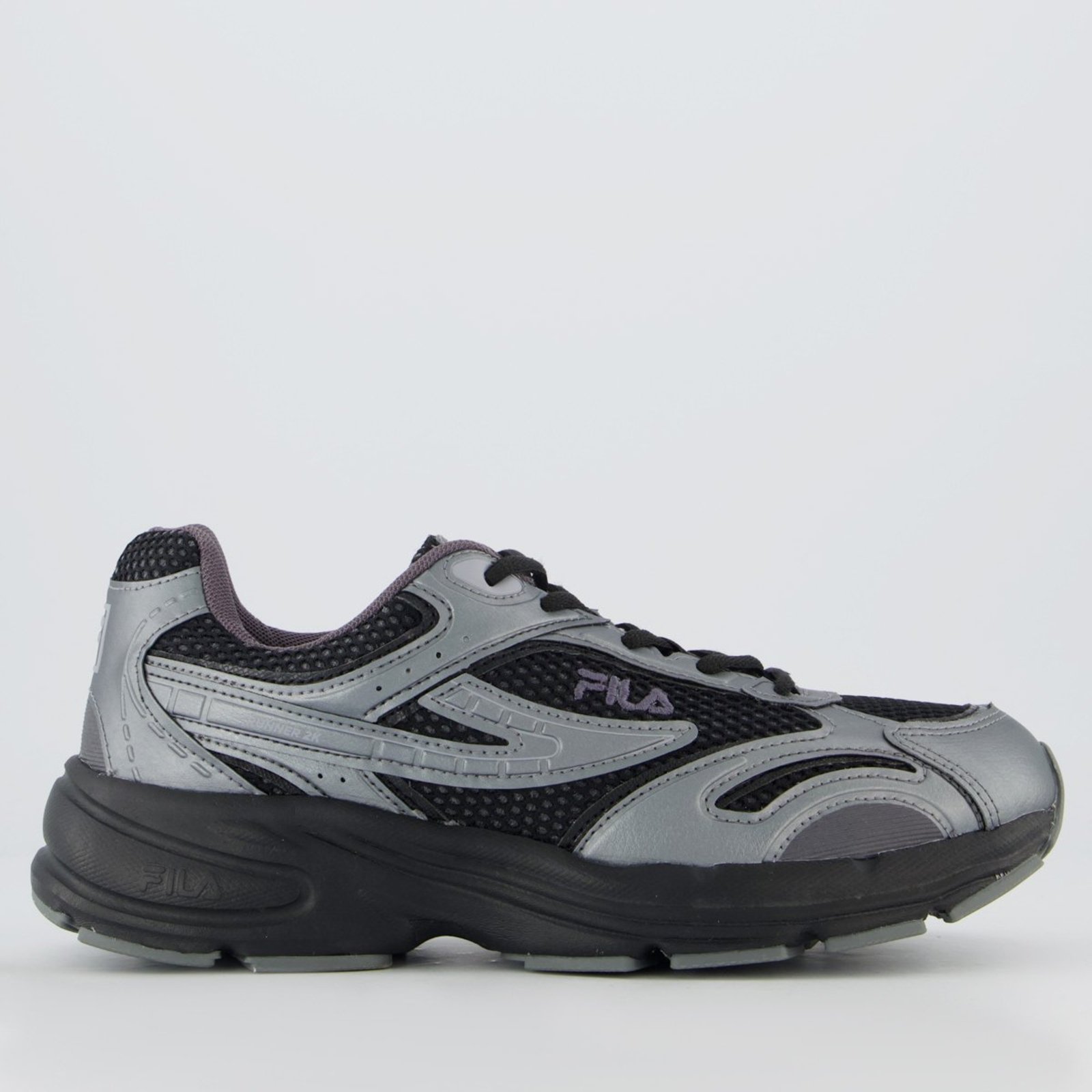 Tênis Fila Runner 2K Preto e Cinza