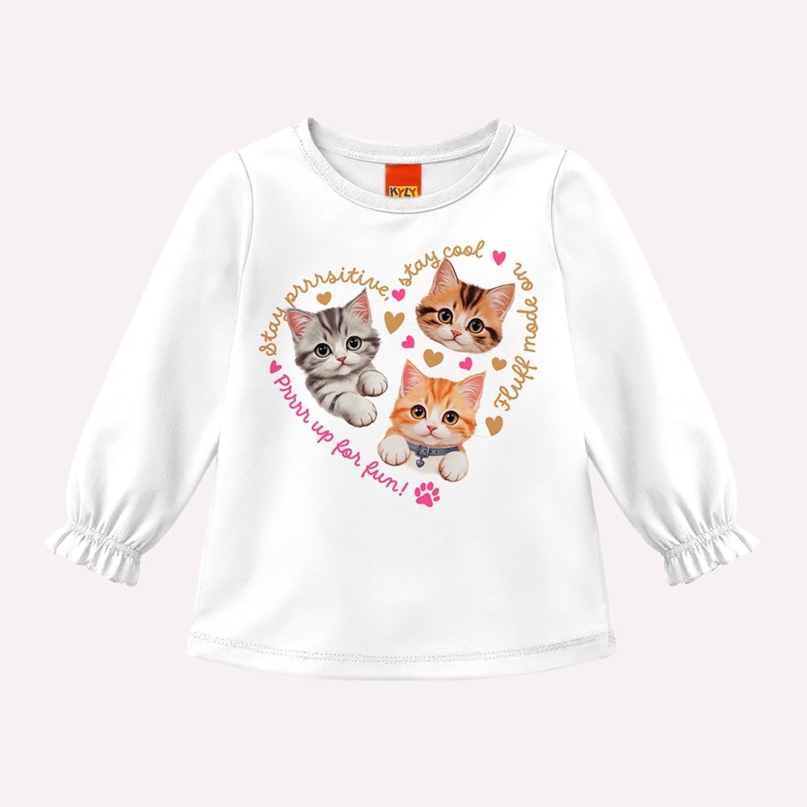 Infantil - Blusa Menina Gatinhos Kyly