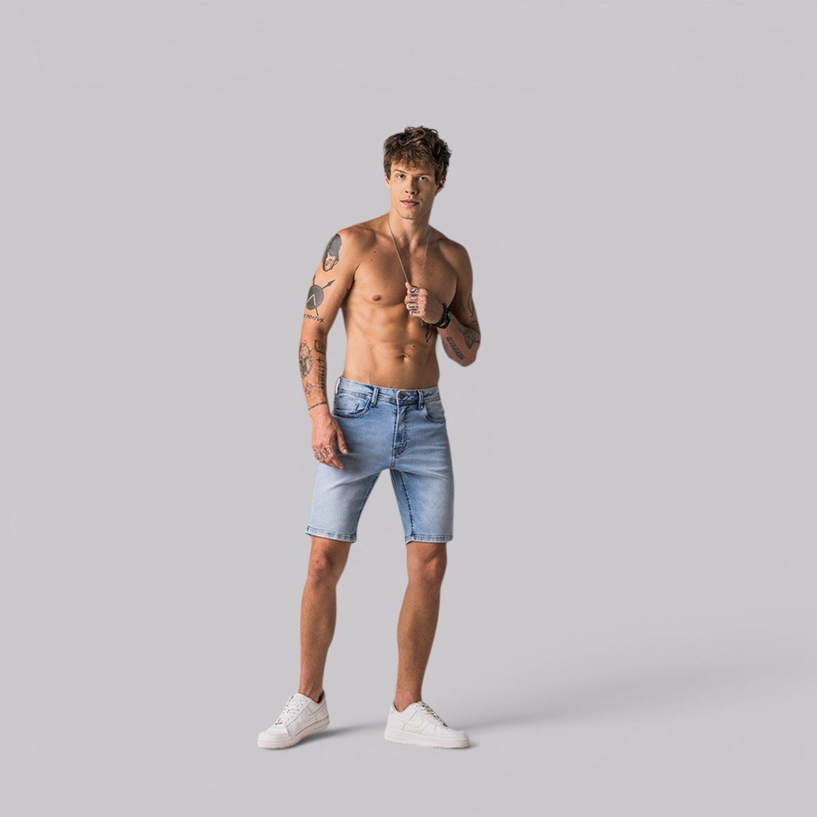 Bermuda Jeans Skinny Street Rock&Soda INDIGO