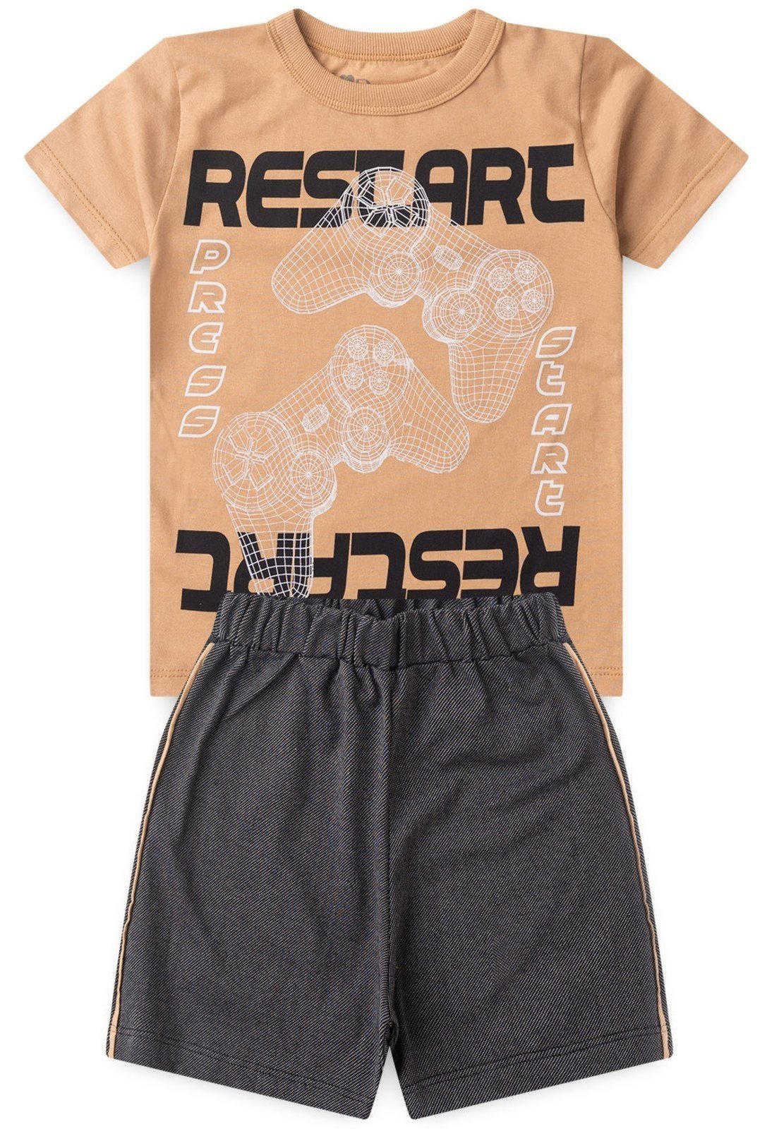 Infantil – Conjunto Bem Vestir Menino Camiseta e Bermuda