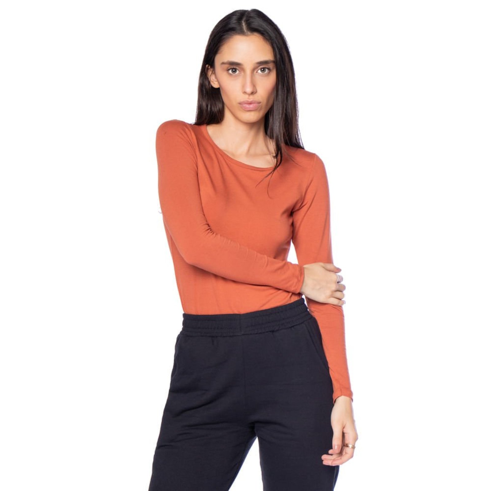 Blusa Feminina Rechsul Básica Viscose Telha