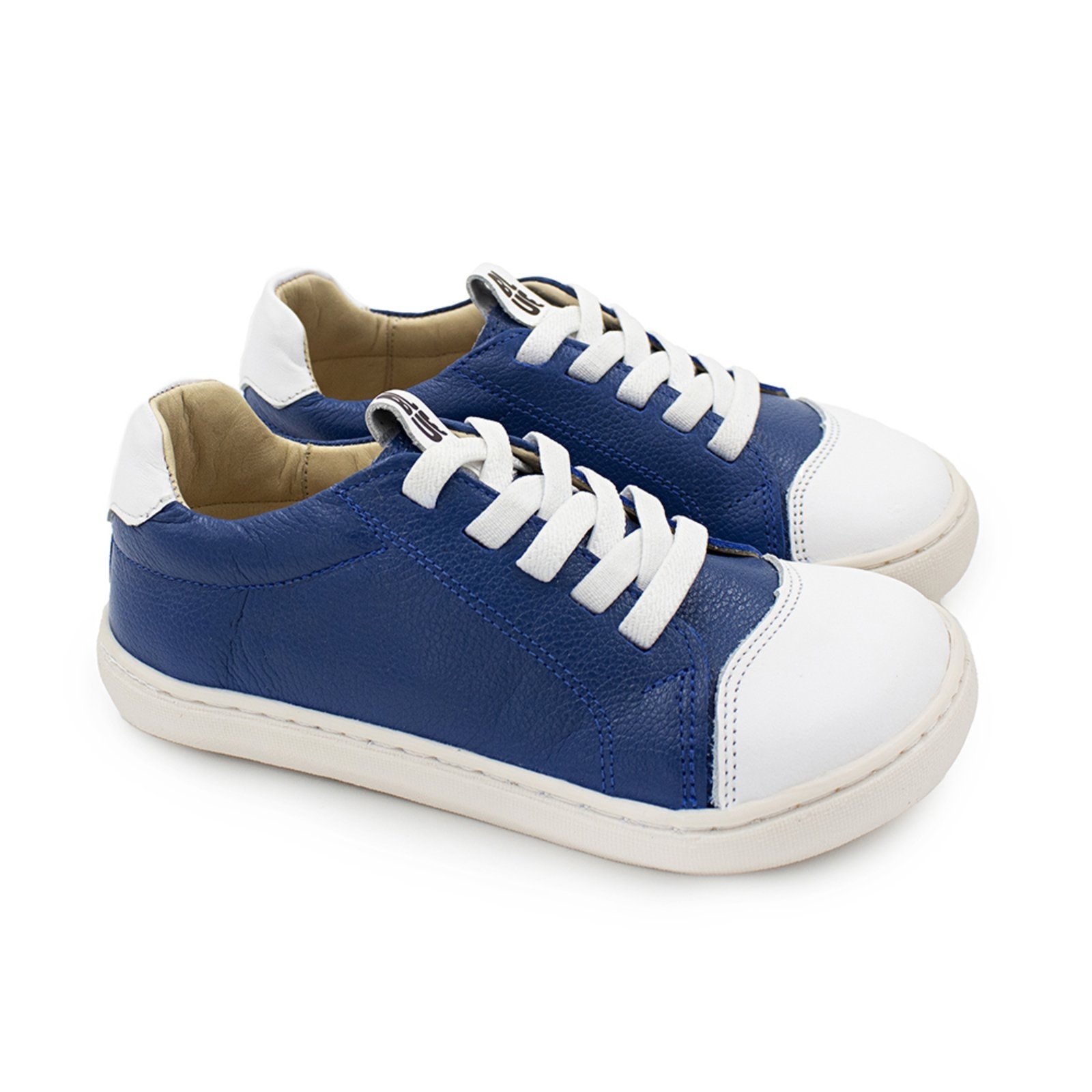 Vista 2 Infantil - Tênis Menino Blue Noa Couro Azul Royal Blue Infantis azul marinho blue Blue Infantis azul marinho blue
