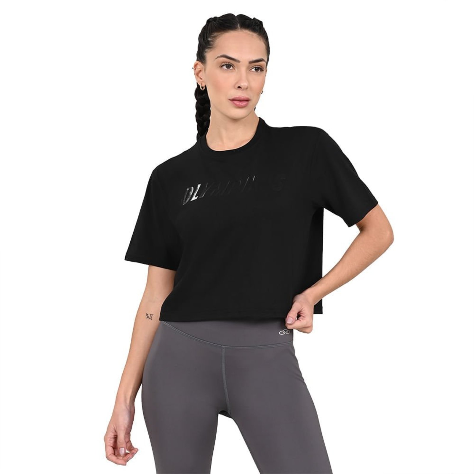 Camiseta Box Olympikus Feminina G Preto