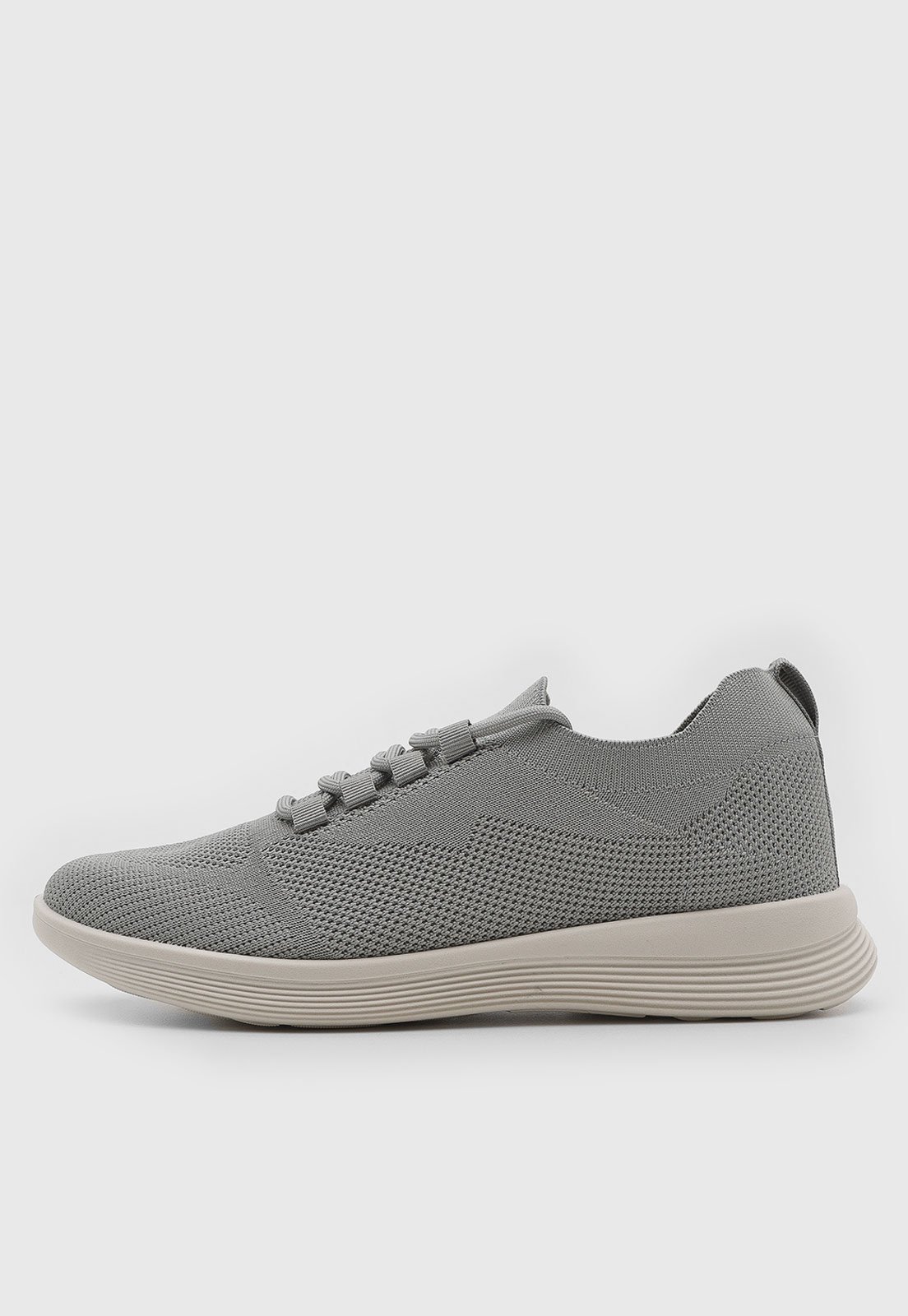 Tênis Feminino Usaflex Knit Cinza