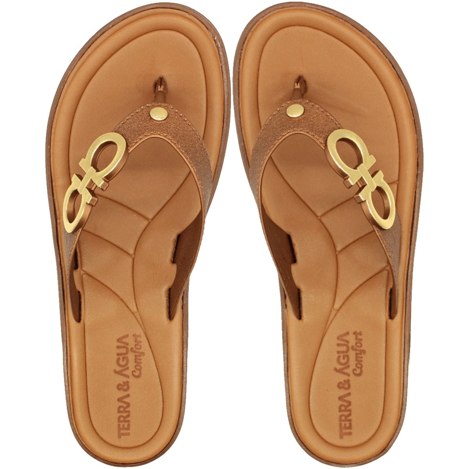 Tamanco De Dedo Terra e Água Comfort Tira Vazada Feminino