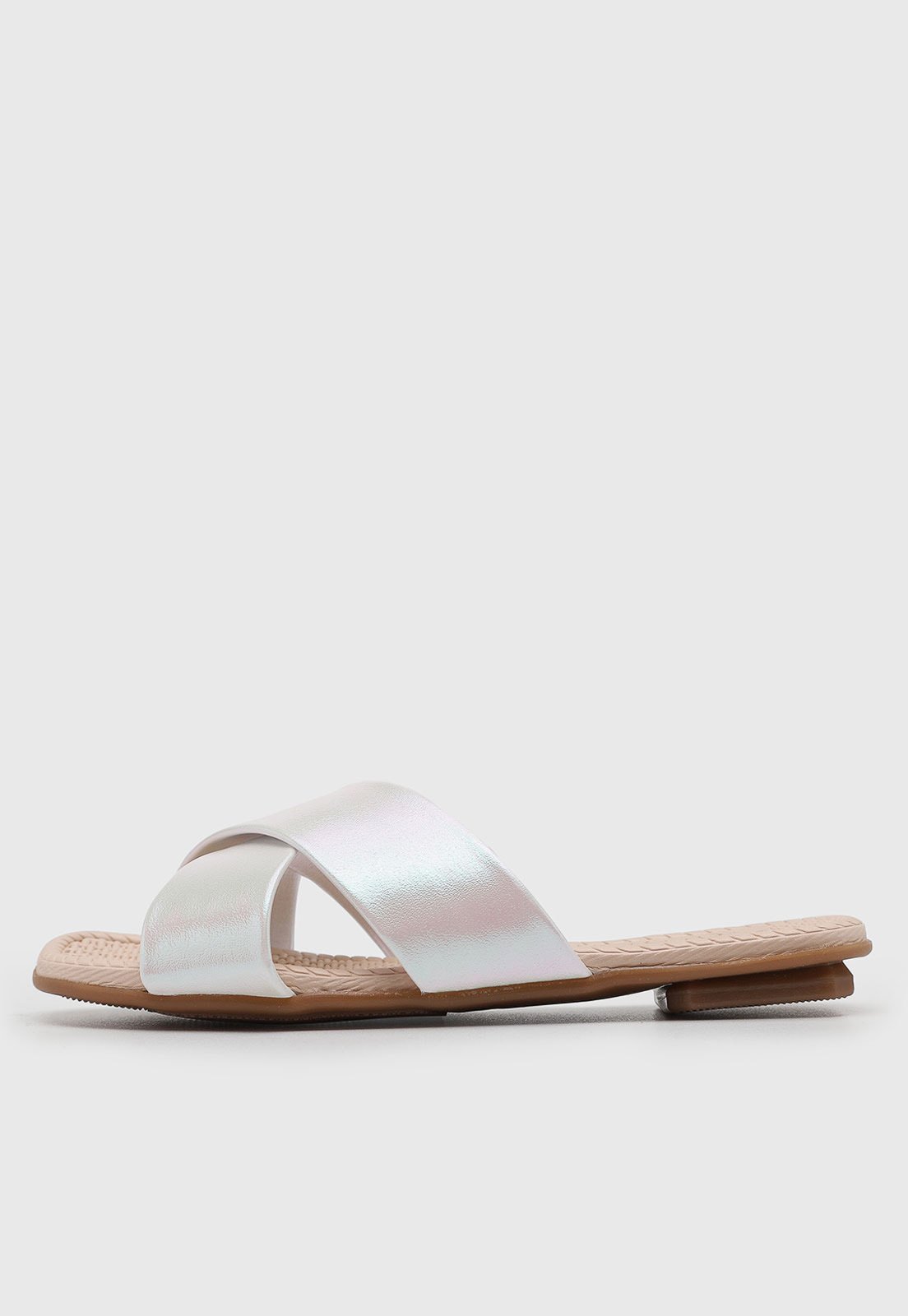 Vista 3 Infantil - Sandália Molekinha Tiras Cruzadas Off-white off-white white MOLEKINHA off-white white