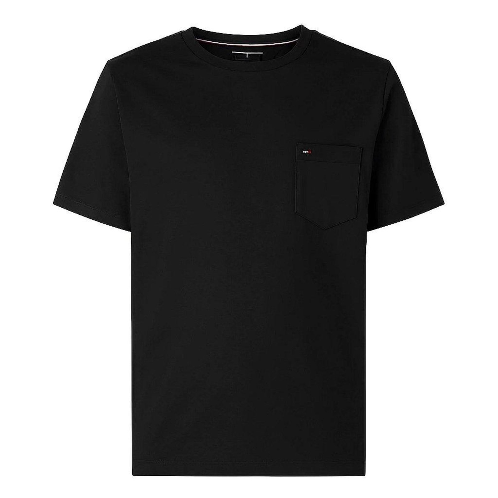 Vista 2 Camiseta Tommy Hilfiger Essential Pocket Tee Masculino preto Tommy Hilfiger preto