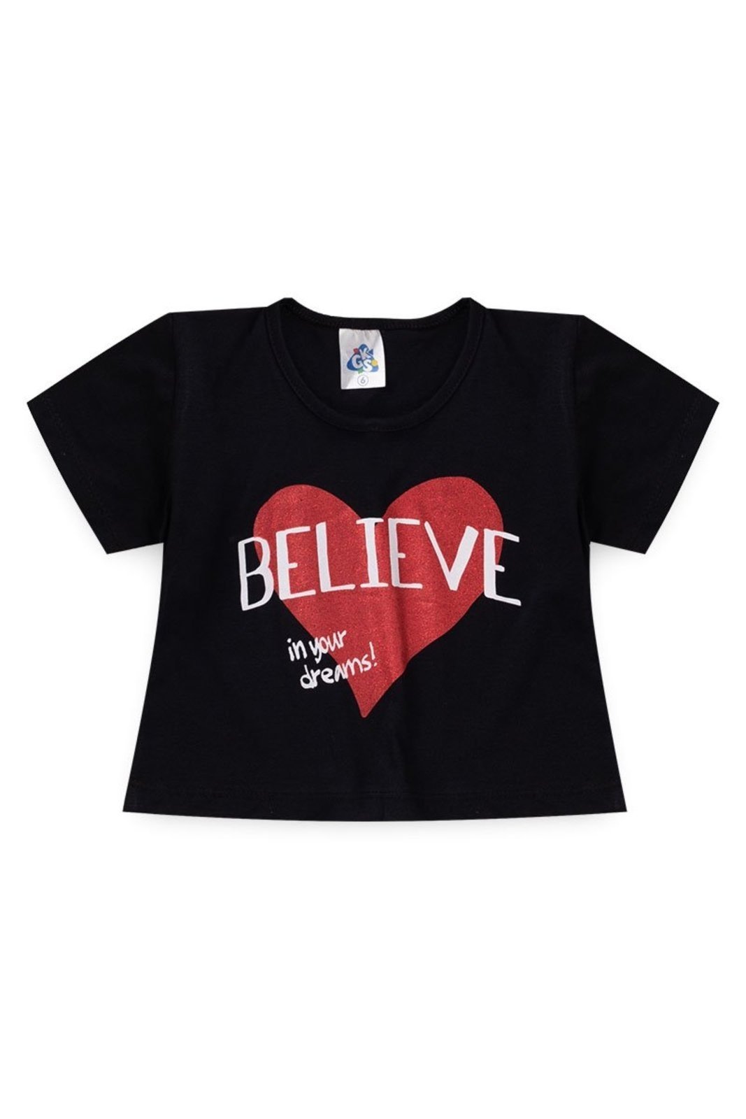 Infantil - Conjunto de Verão para Menina Cropped e Shorts - GKS
