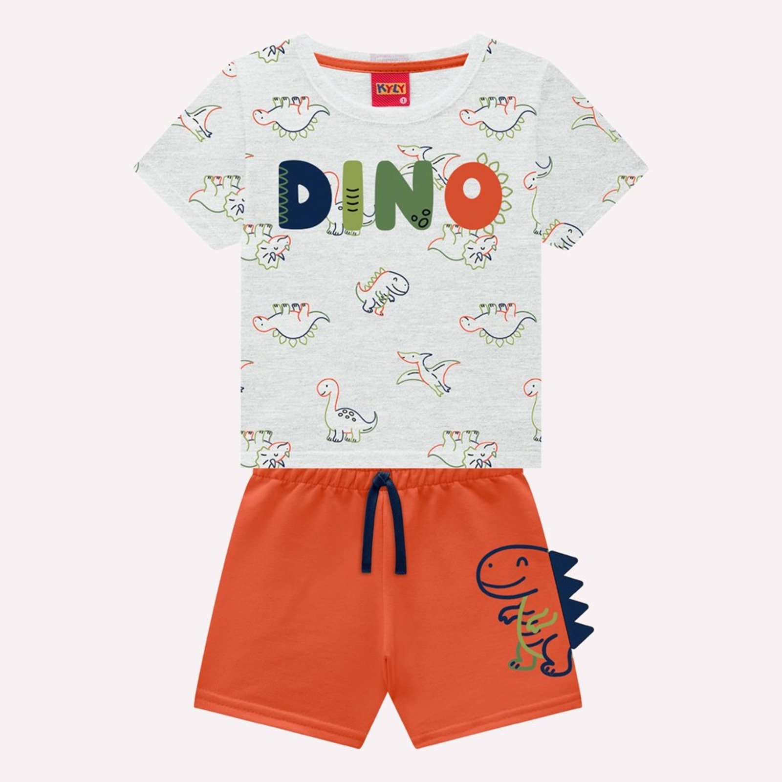 Infantil - Conjunto Menino Dinossauros Kyly