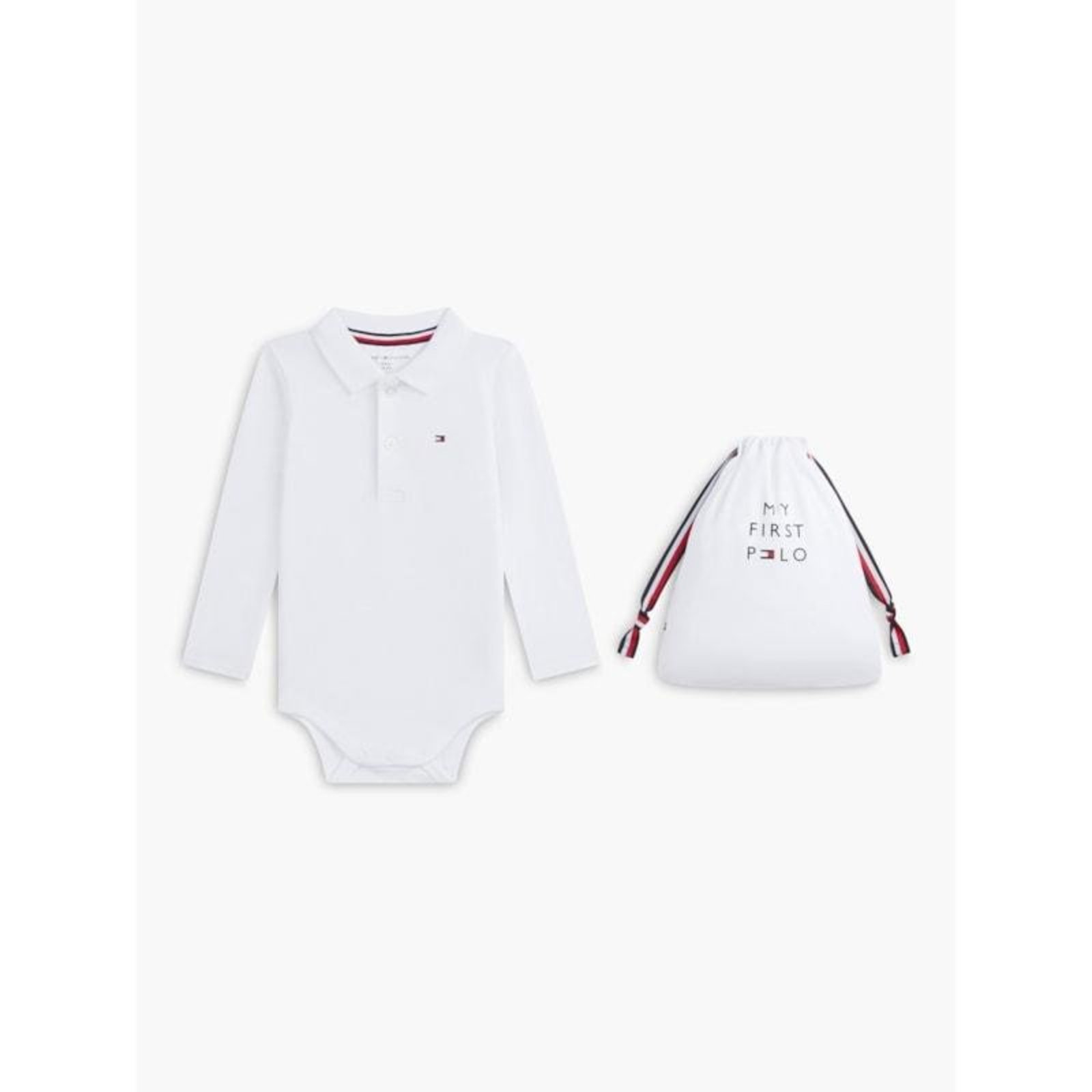 Conjunto de Presente com Body Polo Essencial Branco