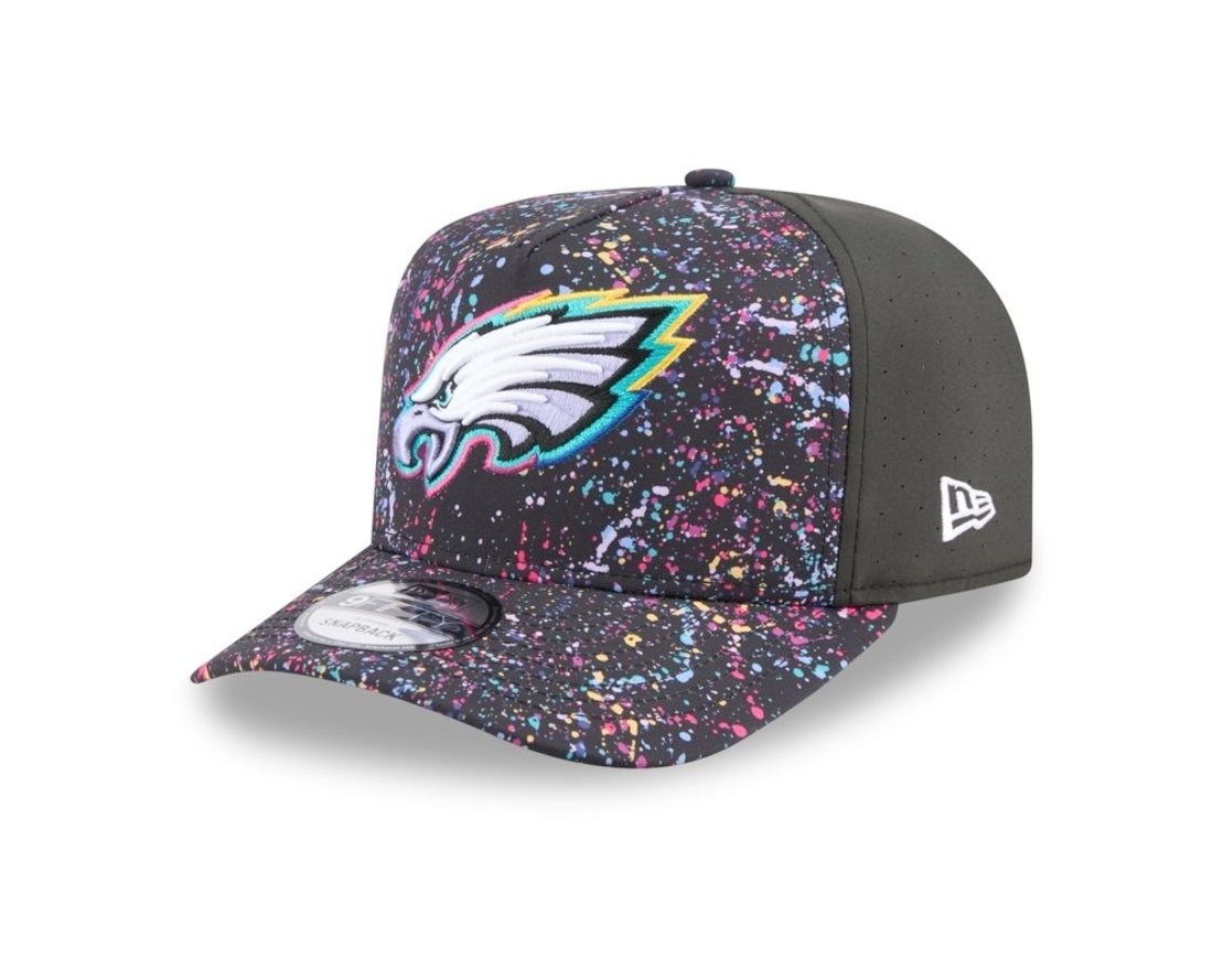 Bone New Era 9FIFTY A-Frame Philadelphia Eagles NFL Preto