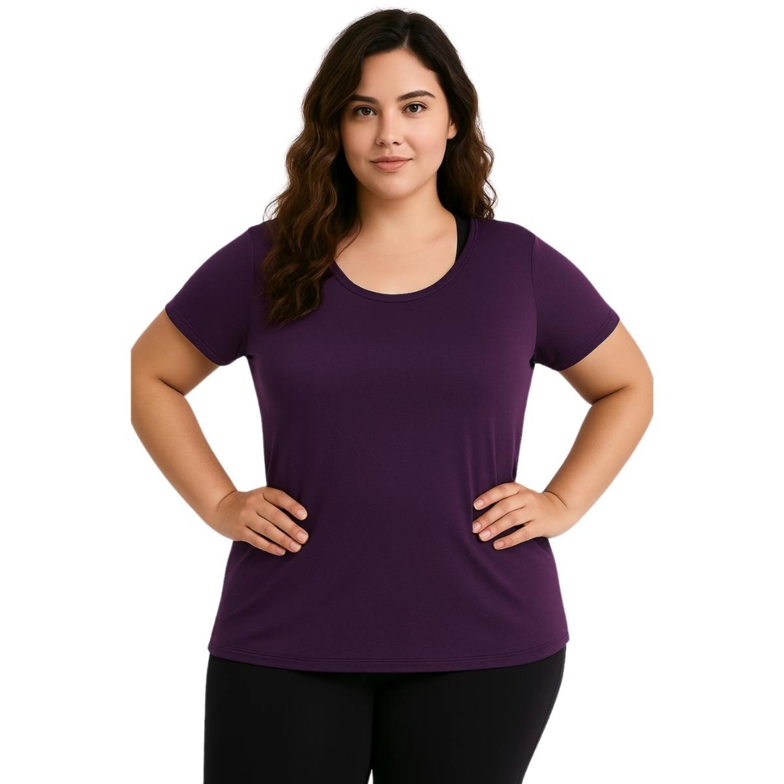 Camiseta Fitness Plus Size Feminino Selene