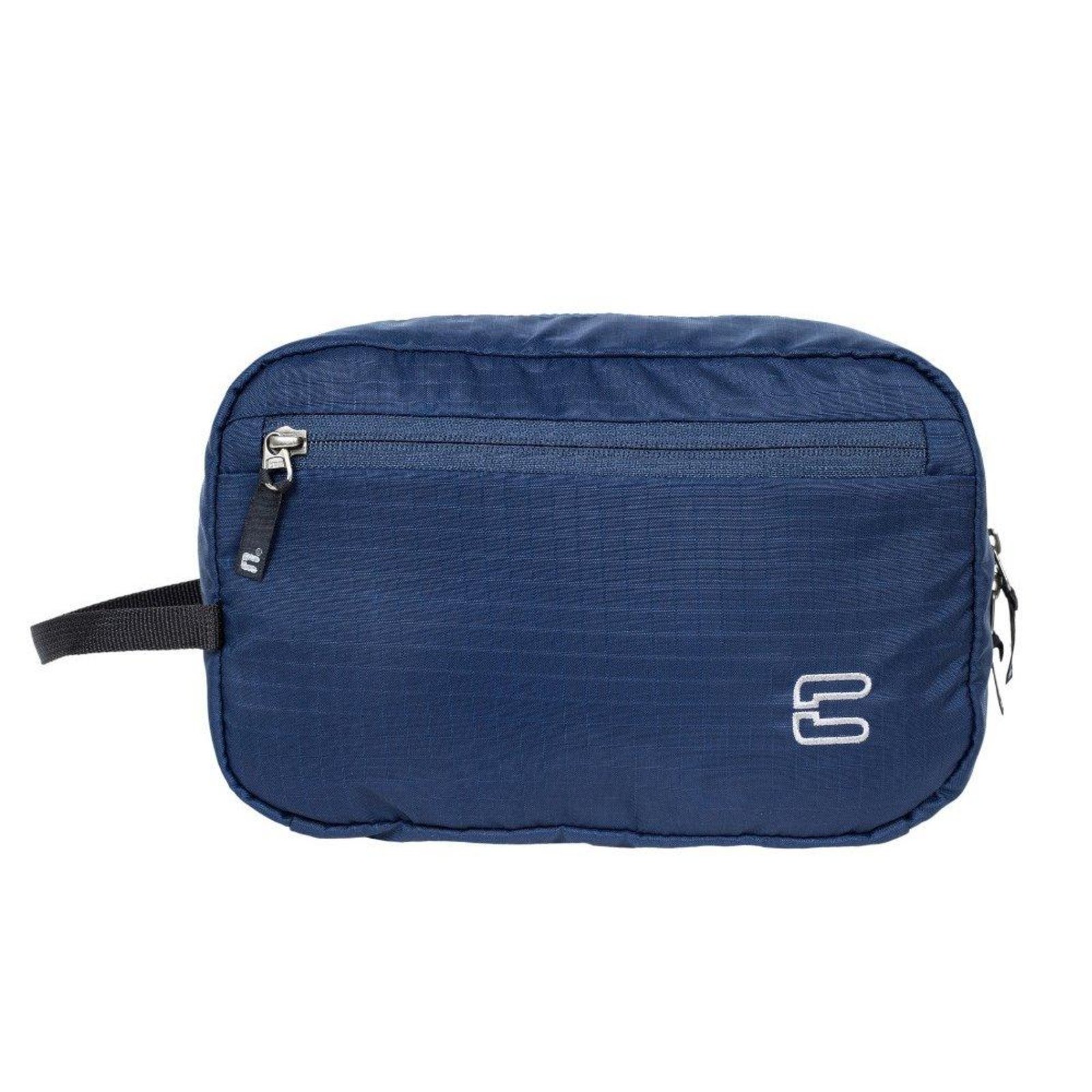 Vista 2 Necessaire Curtlo Travel Wash Média Velox Azul Marinho incolor azul Curtlo incolor azul