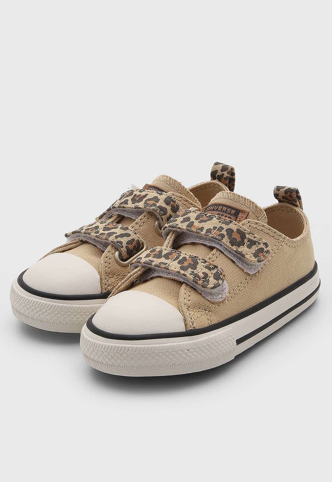 Infantil - Tênis Converse Estampa Animal Bege