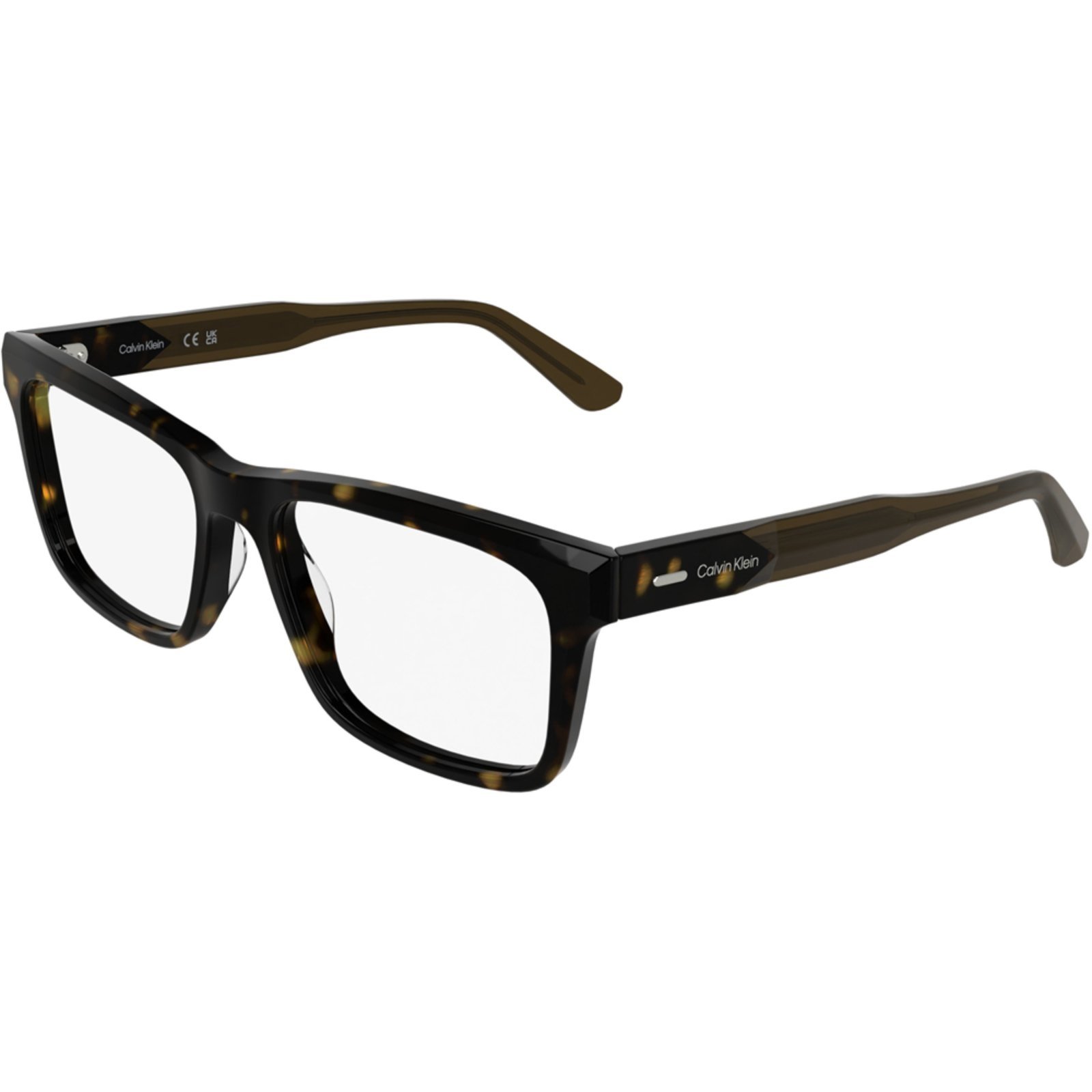 Armação Calvin Klein CK25544 235 Marrom Masculino