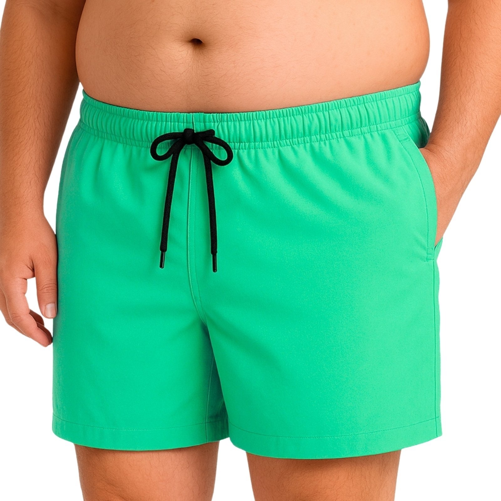 Short Tactel Masculino Plus Size Moda Praia Bermuda Lisa