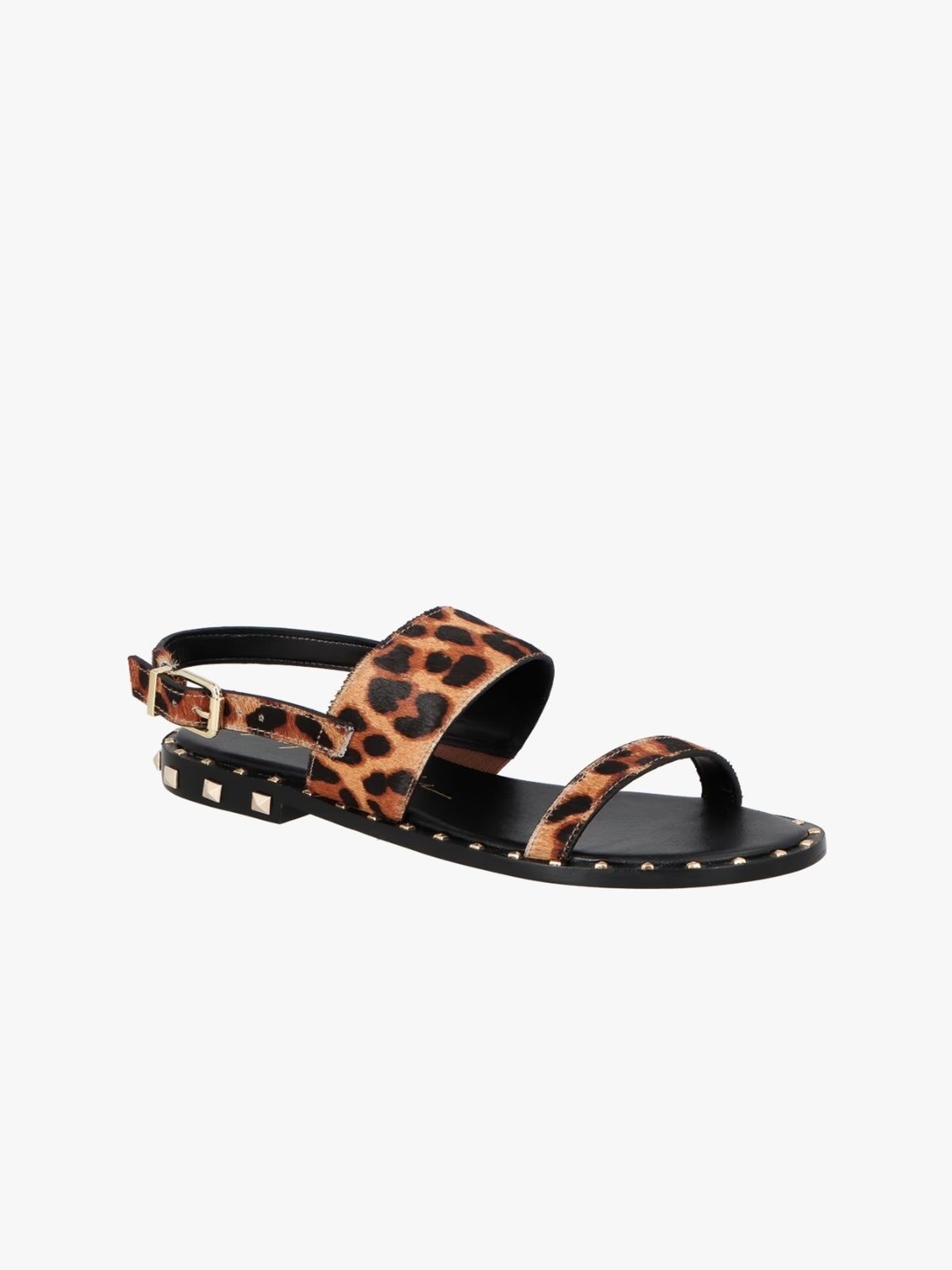 Sandalia luiza barcelos Animal Print Onça E Tachas
