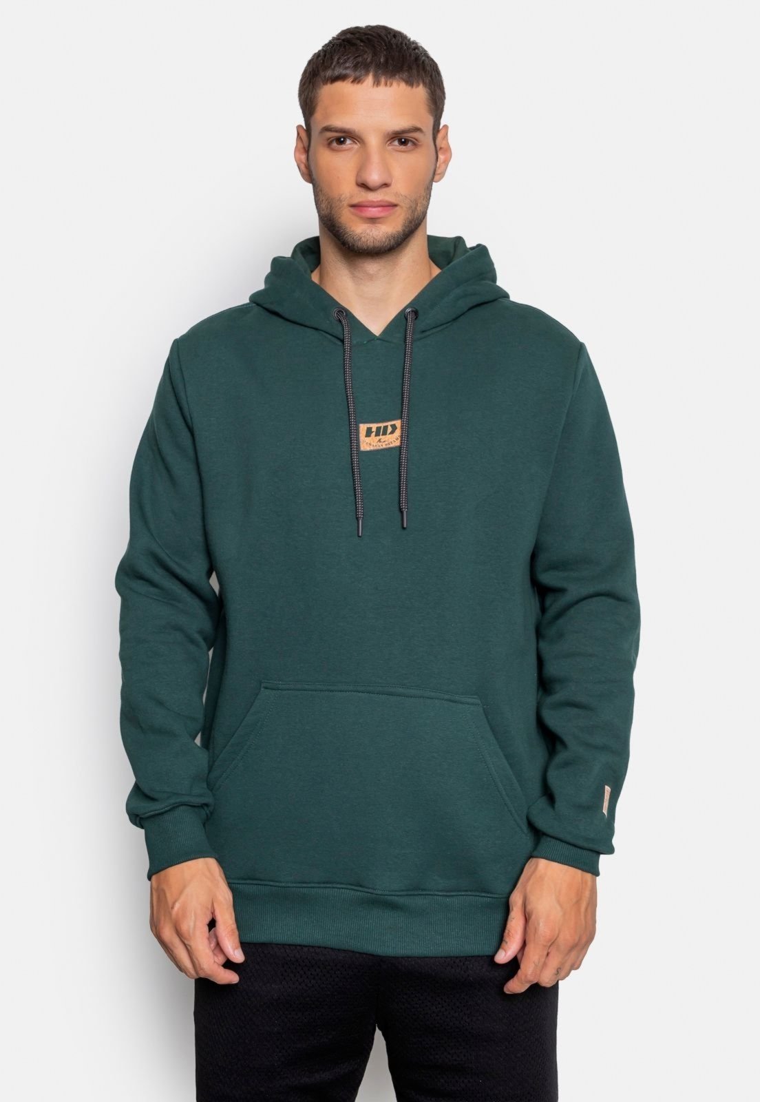 Moletom HD Canguru Fechado Cork Dream Verde