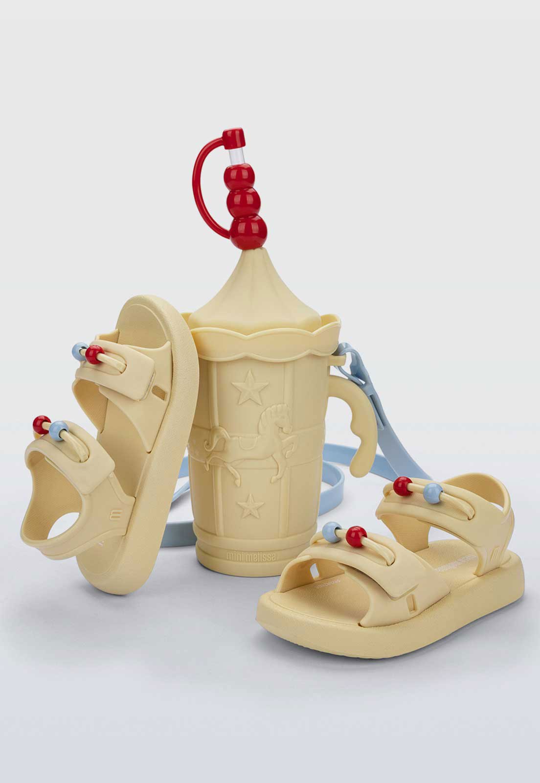 Infantil - Sandália Mini Melissa Carrossel BB Amarela