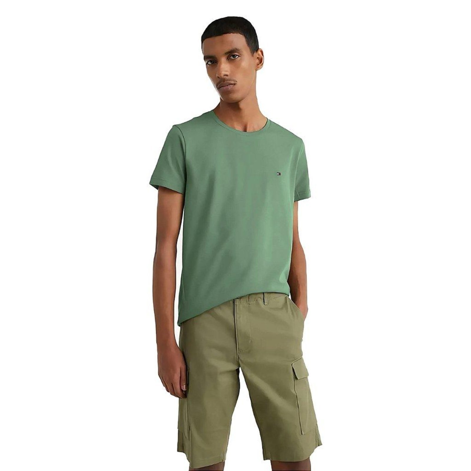 Vista 2 Camiseta Tommy Hilfiger Wcc Essential Cotton Tee verde Tommy Hilfiger verde