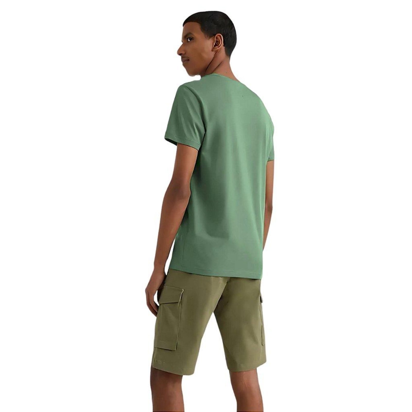 Vista 3 Camiseta Tommy Hilfiger Wcc Essential Cotton Tee verde Tommy Hilfiger verde