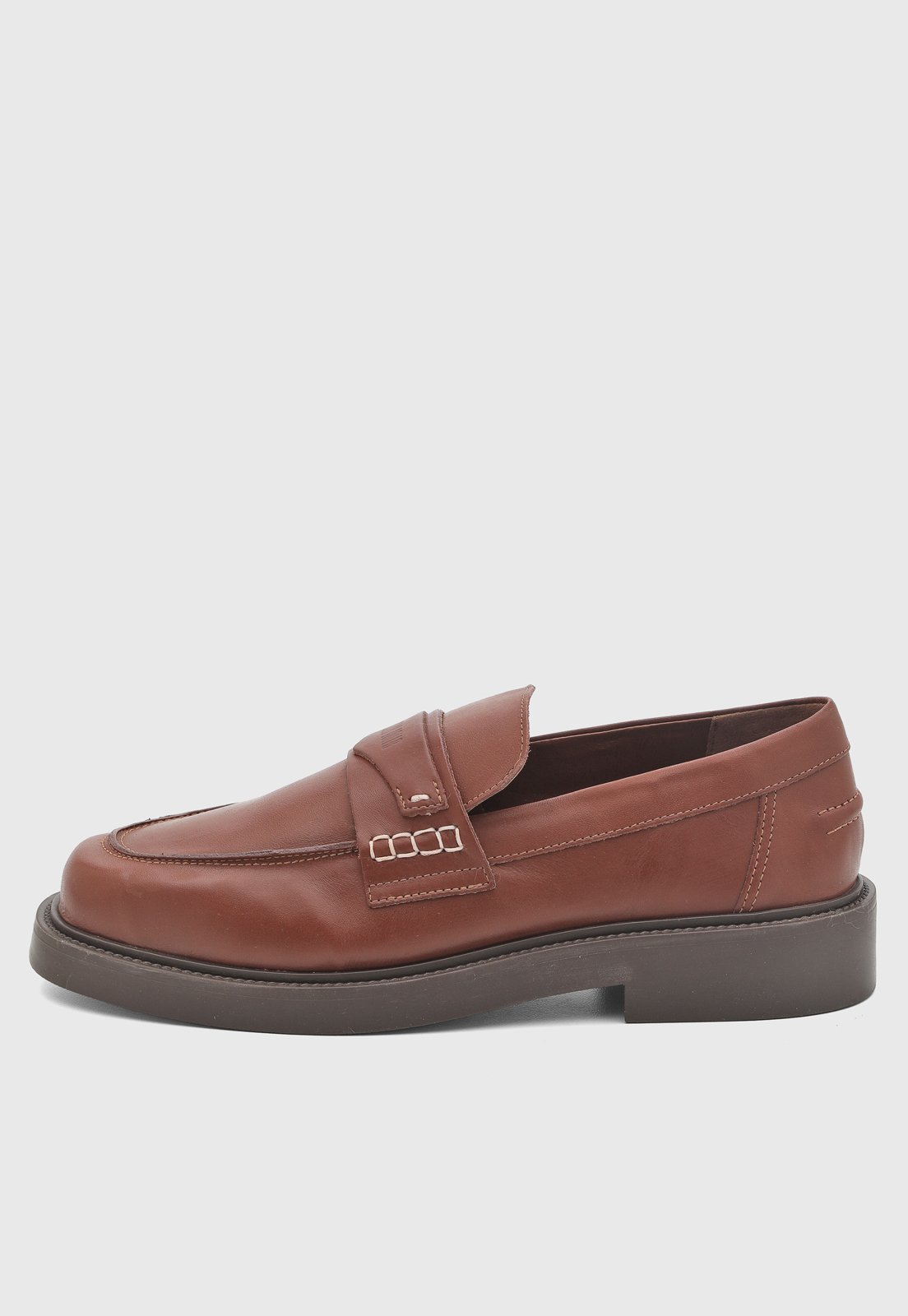 Mocassim Feminino Santa Lolla Couro Marrom