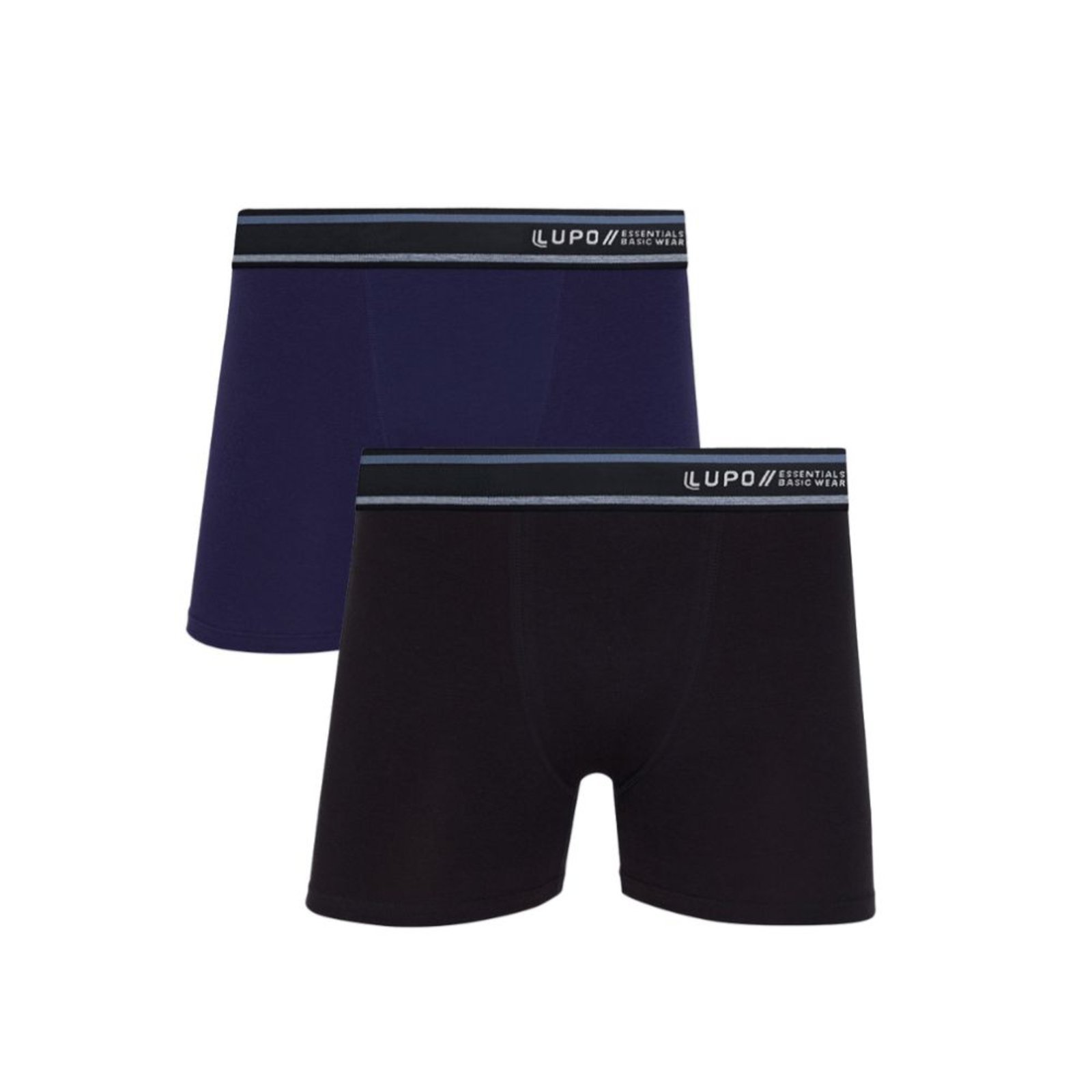 Kit 2 Cuecas Boxer Lupo Algodão com Elastano 523-088