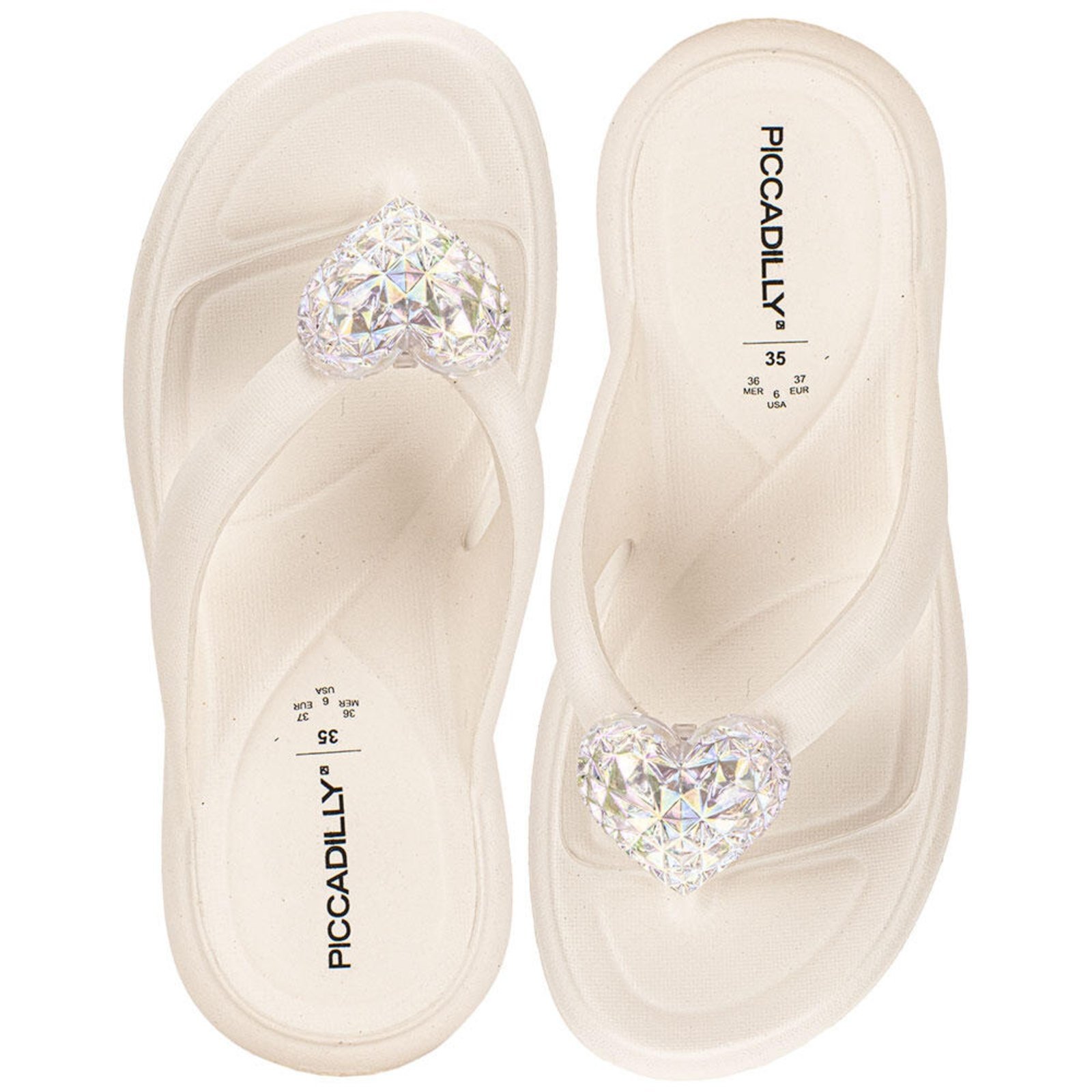 Chinelo Feminino Marshmallow Piccadilly 248003 0082480 Branco