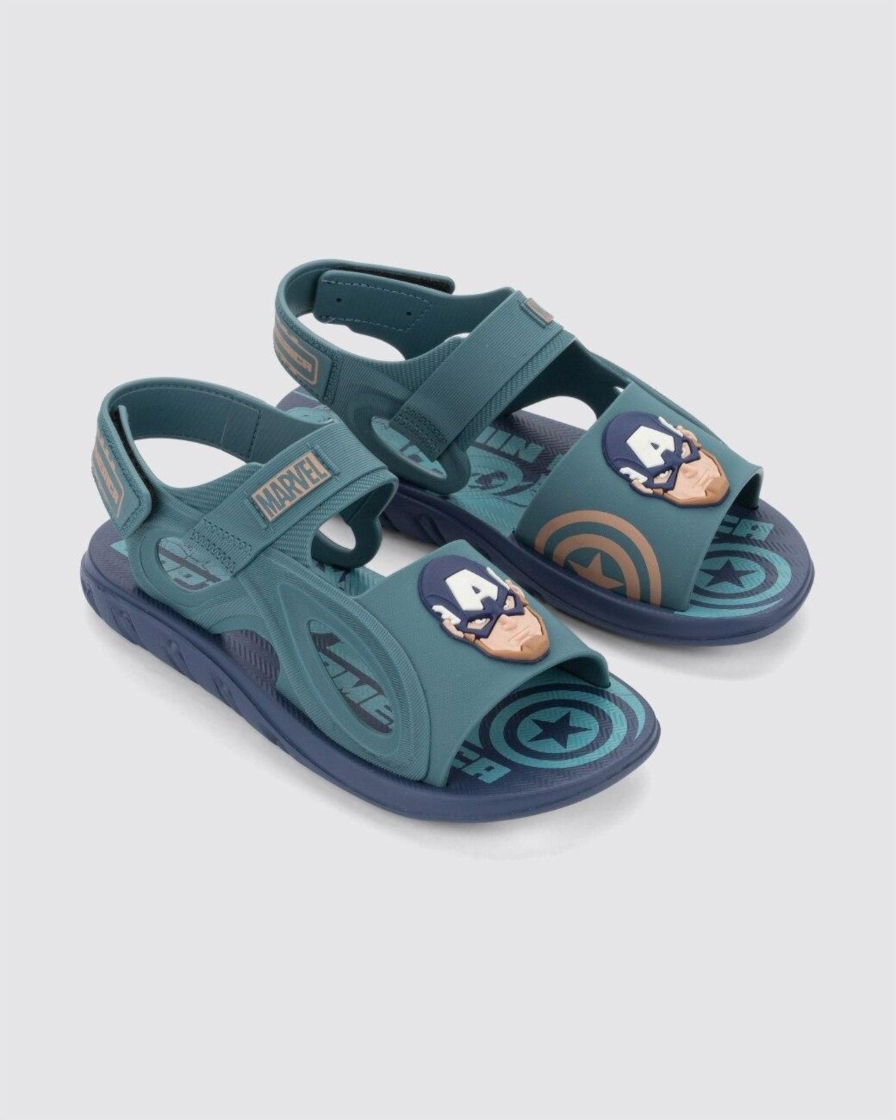 Infantil - Sandália Grendene Marvel Power Azul