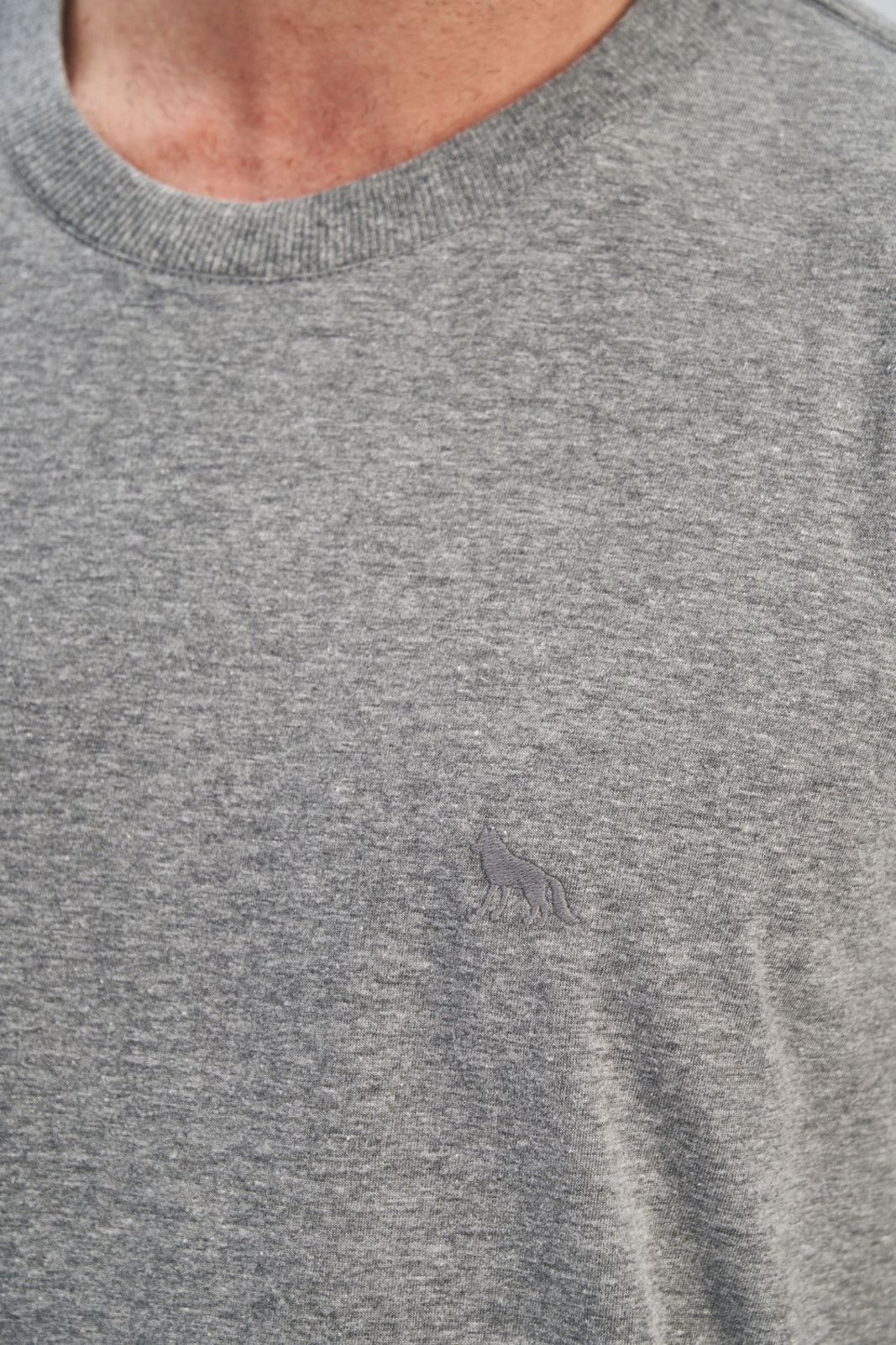 Vista 3 Camiseta Manga Longa Essential Masculina Acostamento ACOSTAMENTO MASCULINO vermelho ACOSTAMENTO MASCULINO vermelho