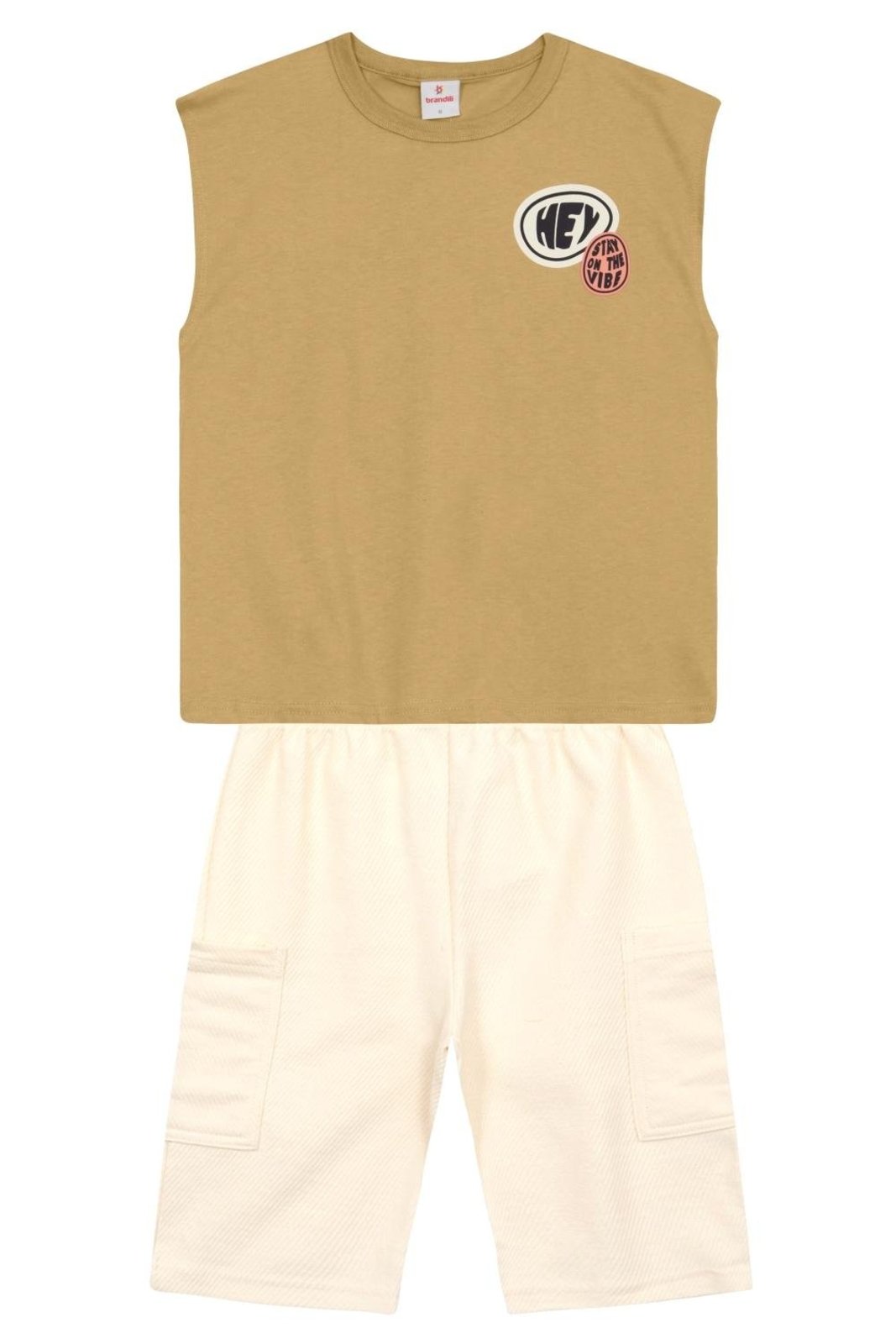 Infantil - Conjunto menino em meia malha Brandili