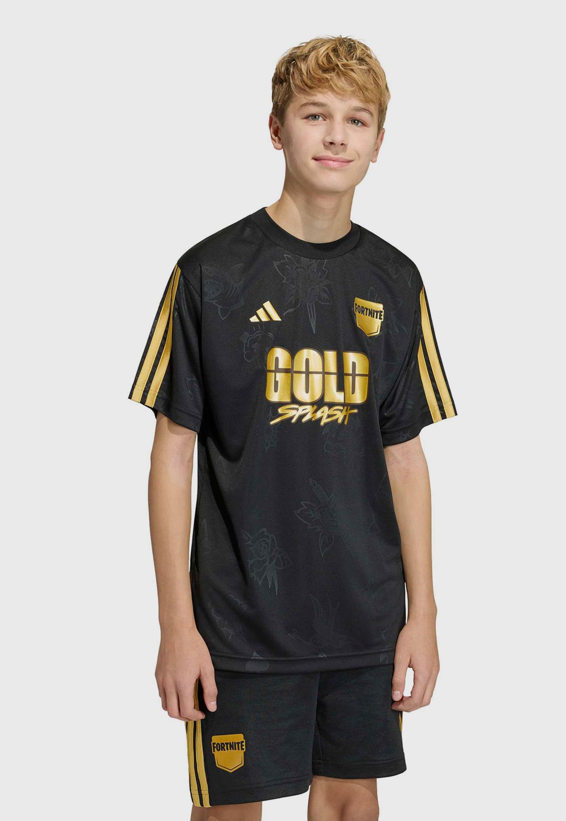 Infantil - Camiseta adidas Sportswear Fortnite Preta