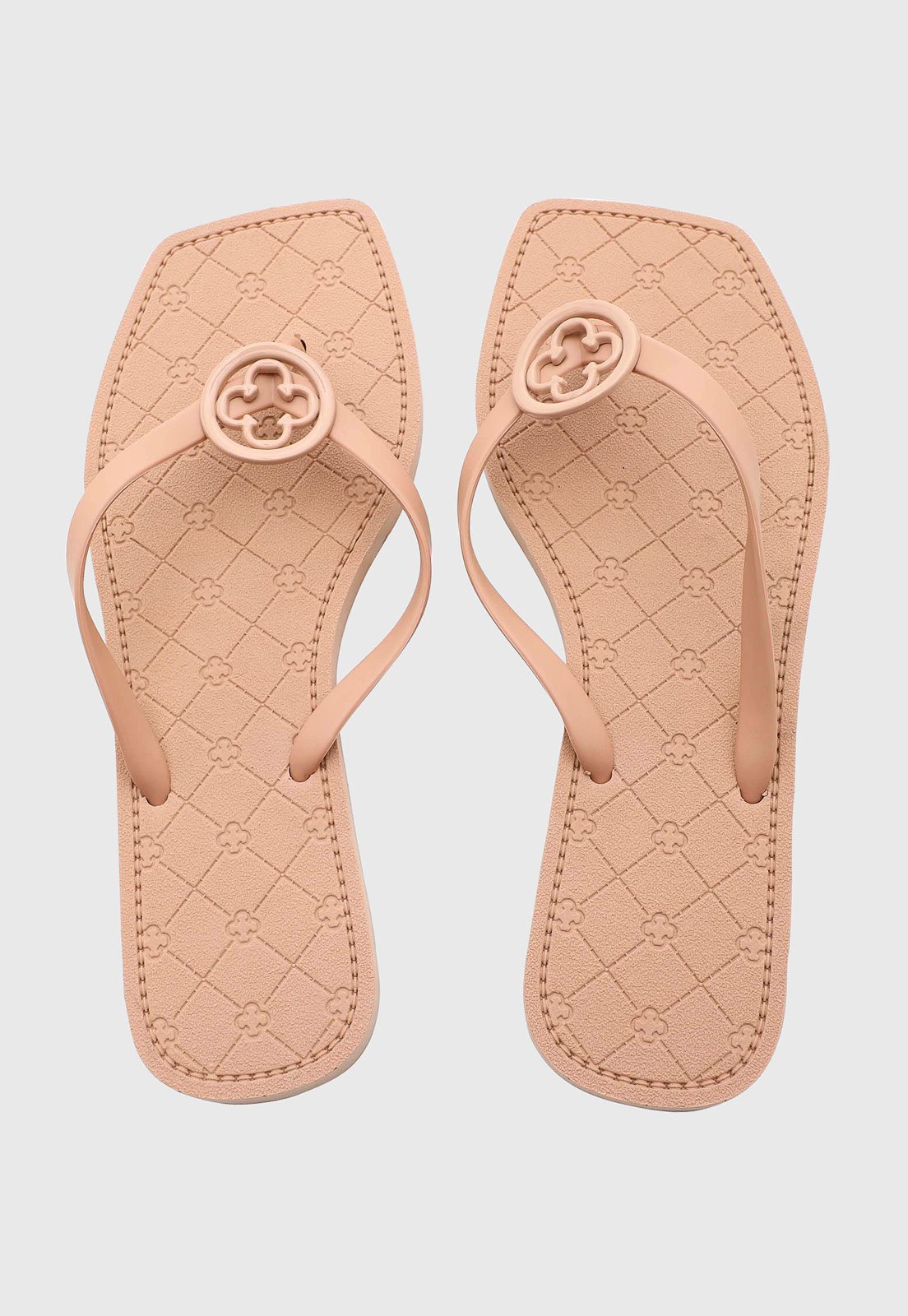 Chinelo Feminino Capodarte Tira Dedo Bege