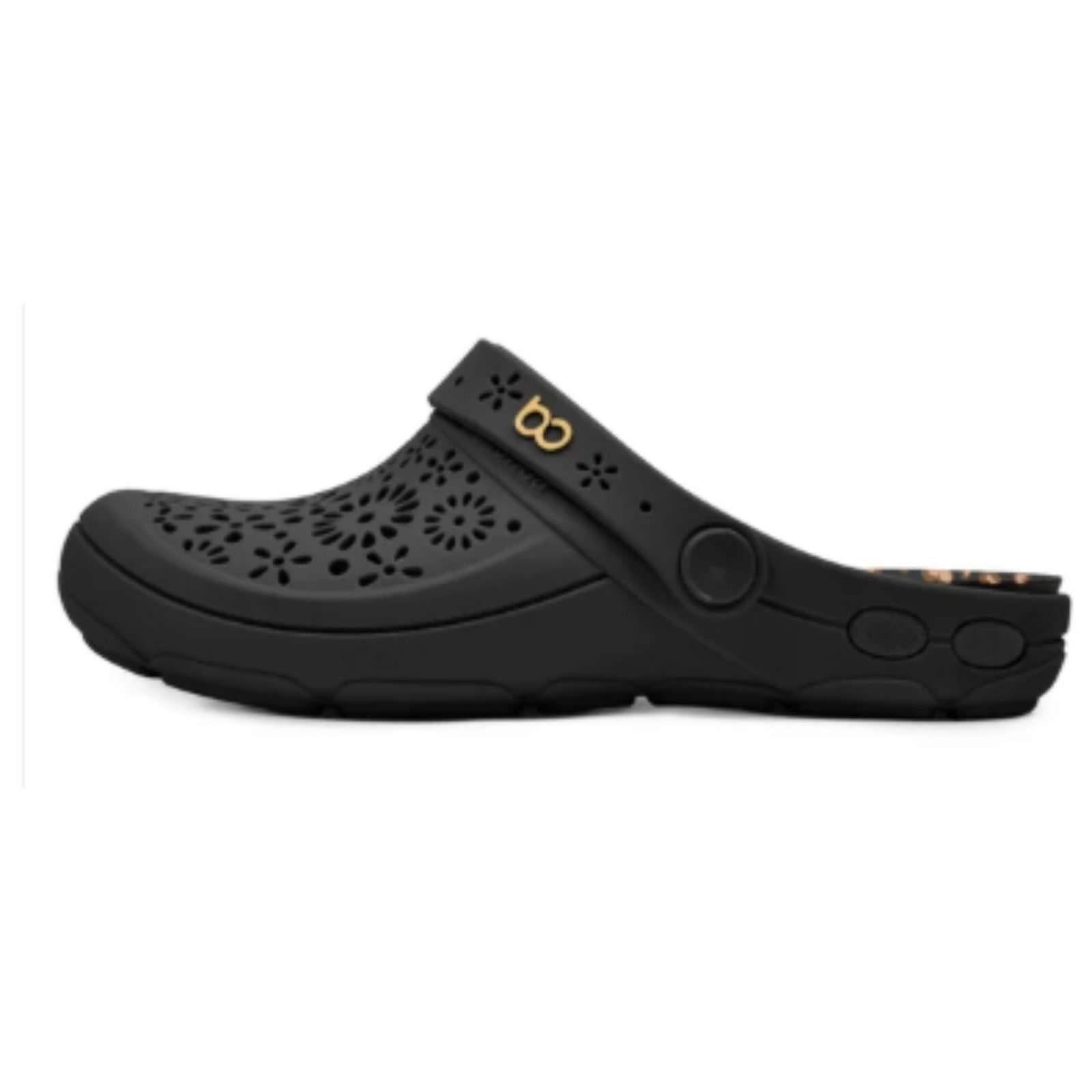 Vista 3 Clog Feminino Nellie Boaonda preto Boaonda preto