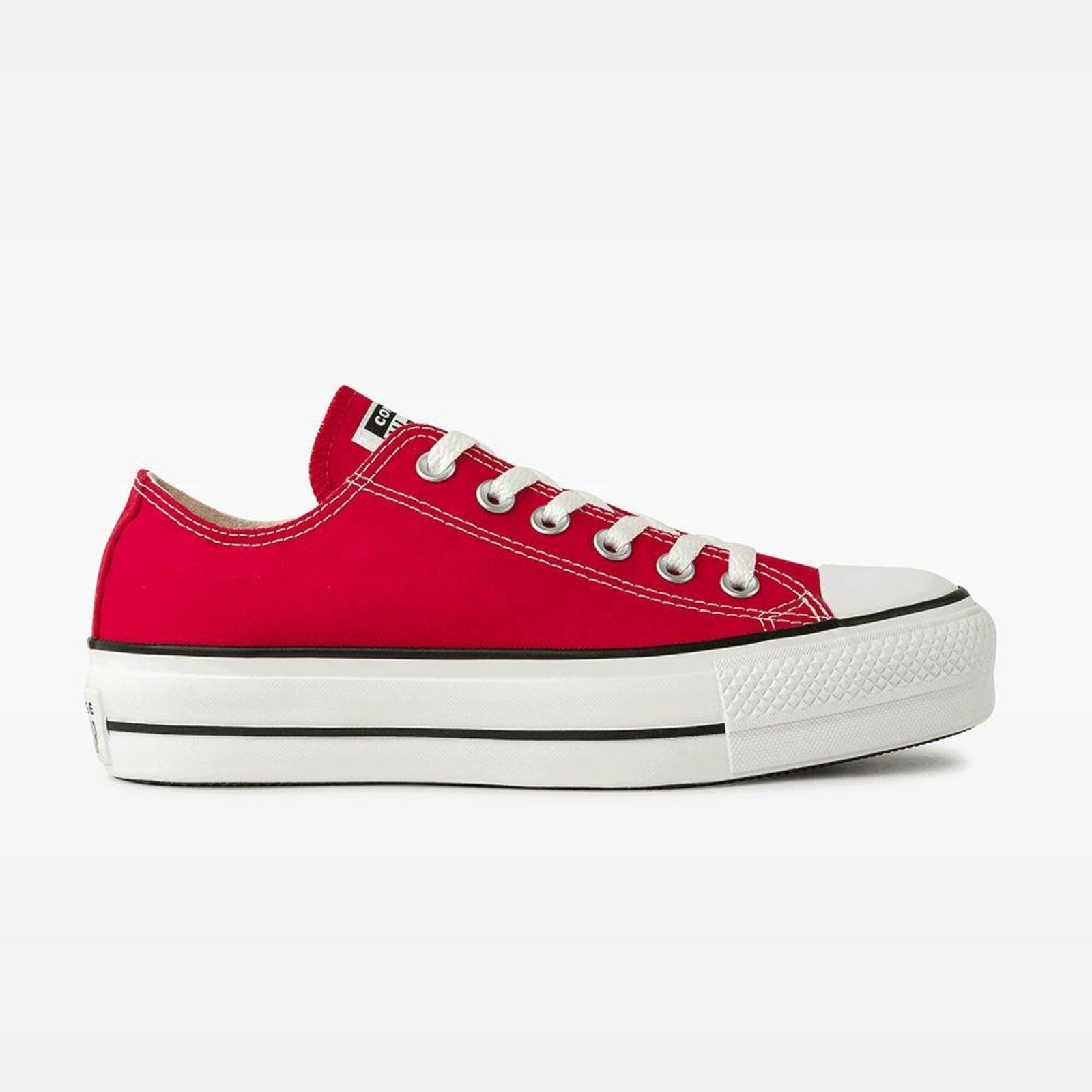 Tênis Chuck Taylor All Star Lift Canvas Cano Baixo Vermelho