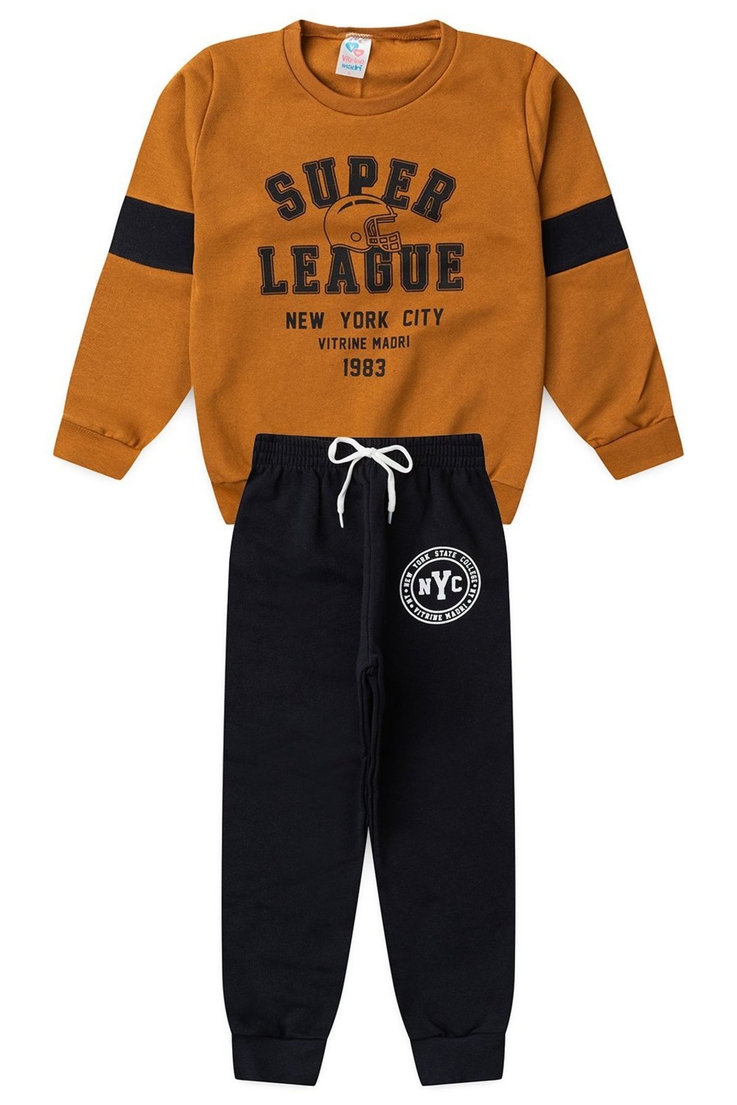 Infantil - Conjunto Moletom Menino College NYC League