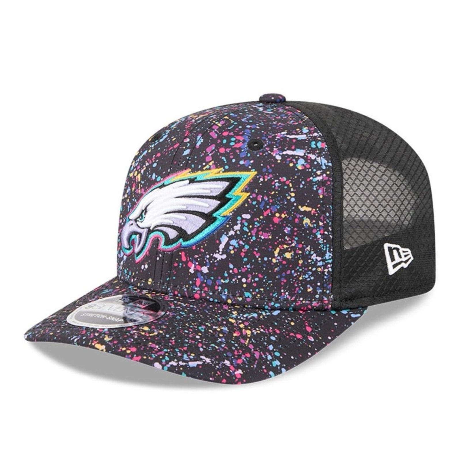 Bone New Era 9SEVENTY Strtch Snap Philadelphia Eagles NFL Preto