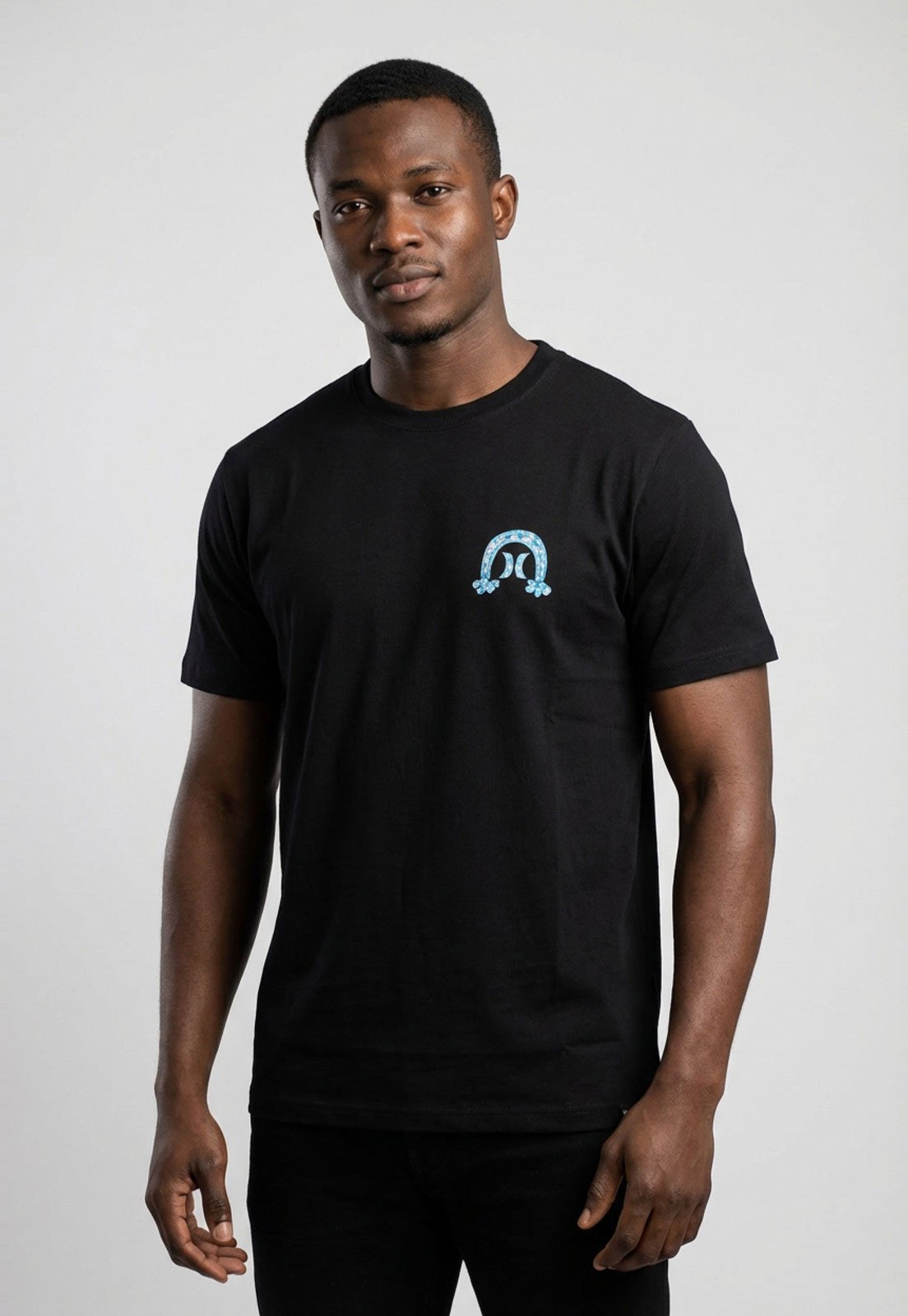 Camiseta Masculina Hurley Silk Flops Preta