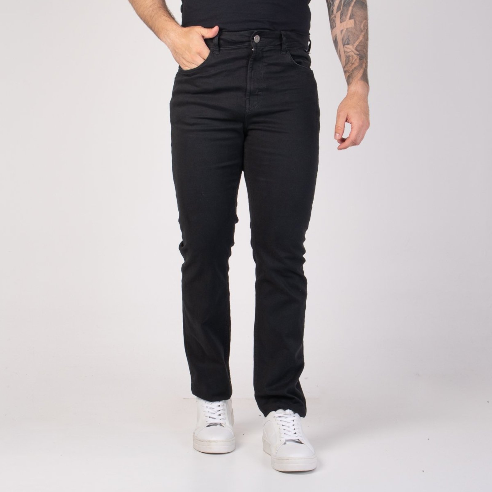Calça Jeans John John Jogging Slim Preta