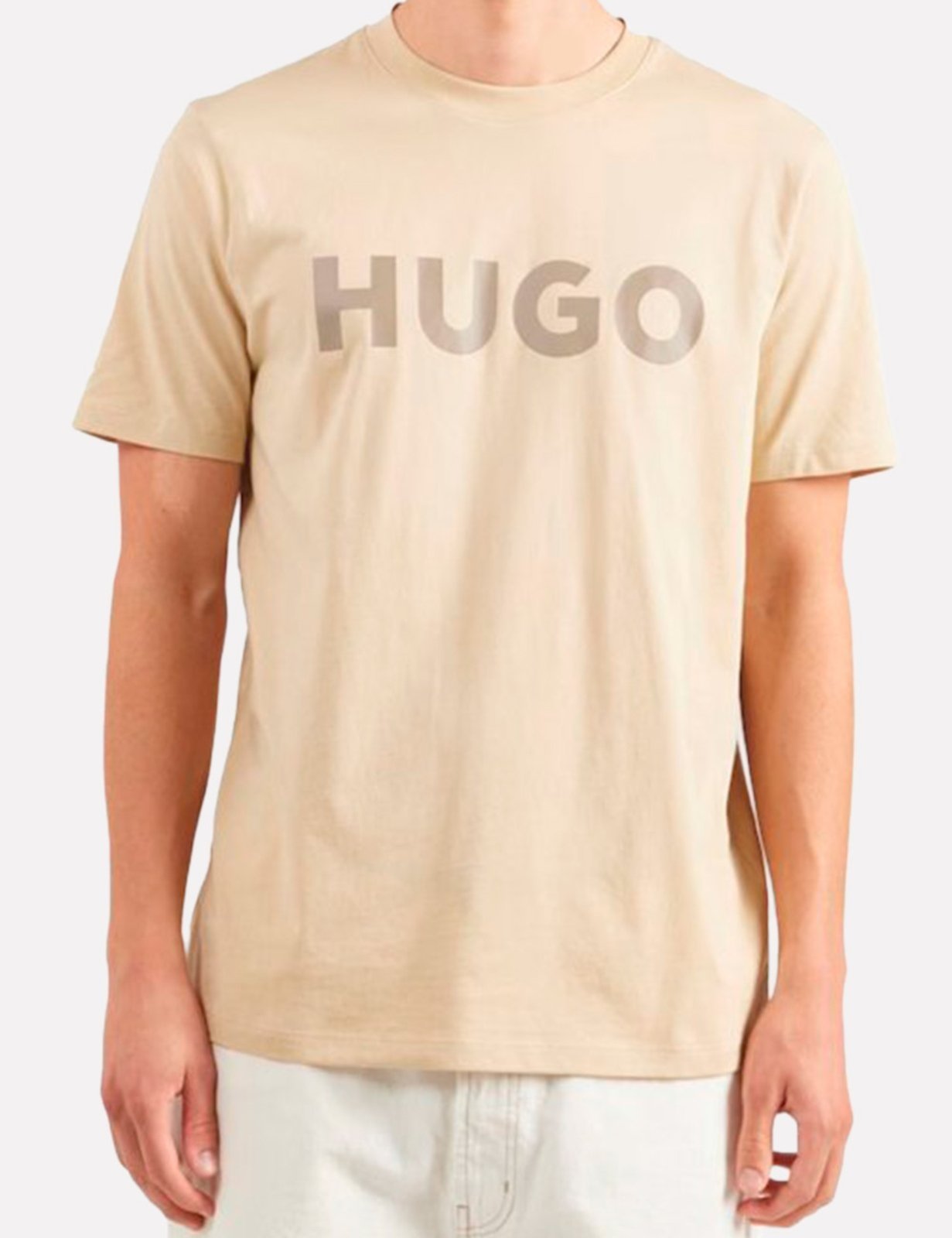 Camiseta Hugo Boss Masculina Regular Dulivio 286 Caramelo Claro