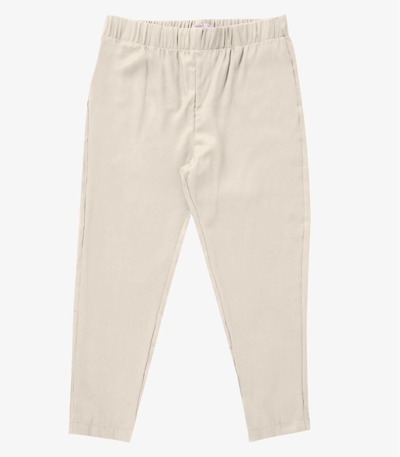 Calça Tecido Favo Plus Size Secret Glam Bege