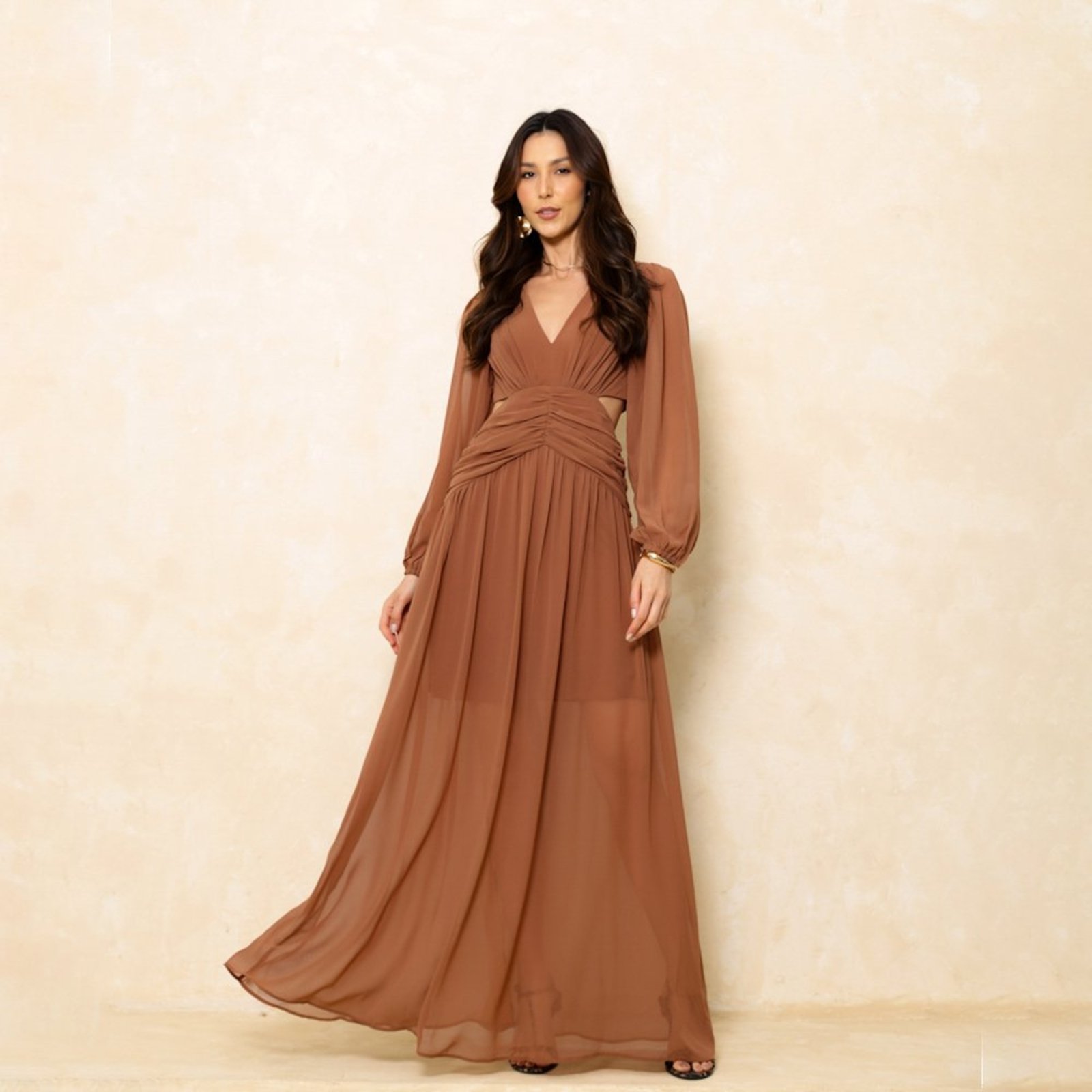 VESTIDO AUSTON AVANI CAPPUCCINO