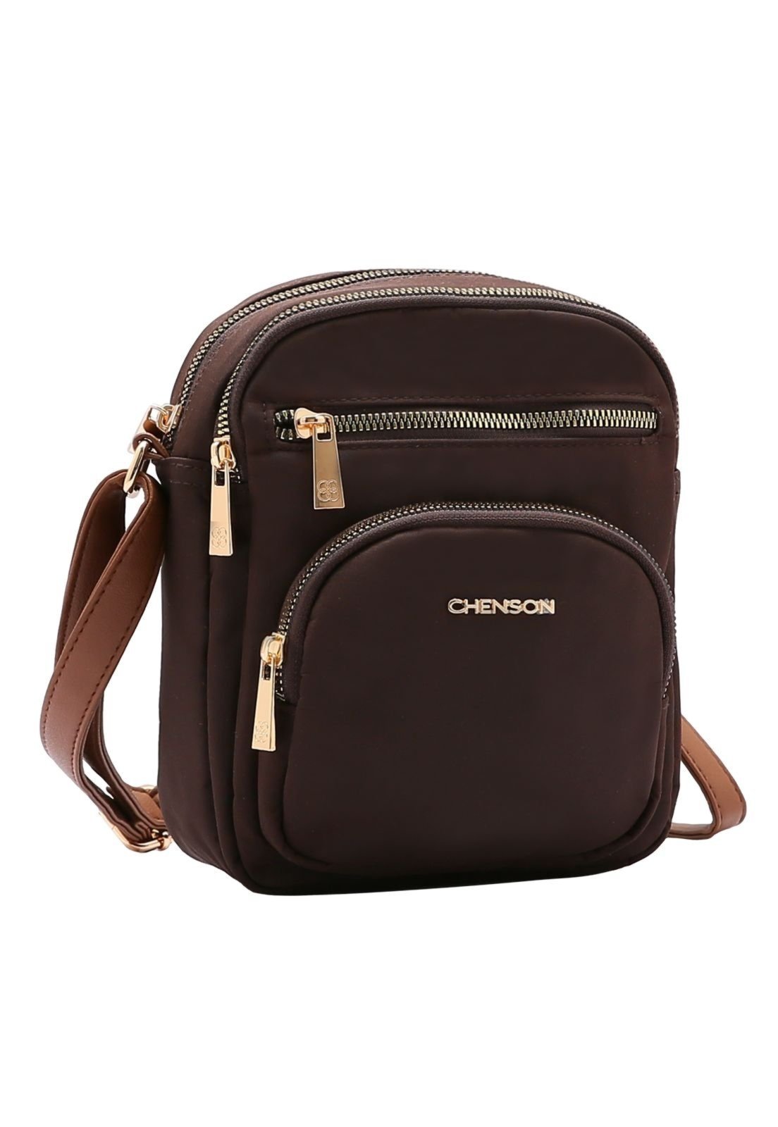 Bolsa Feminina Chenson Microfiber Café 3184588