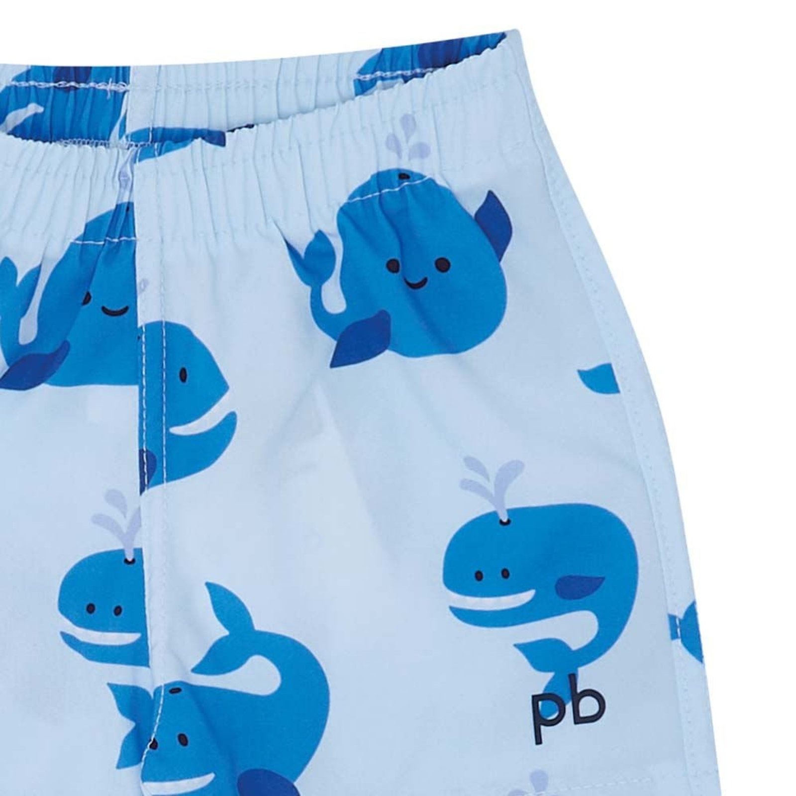 Infantil - Shorts Menino - Sublimado Nuvem - 49158-1285 Azul