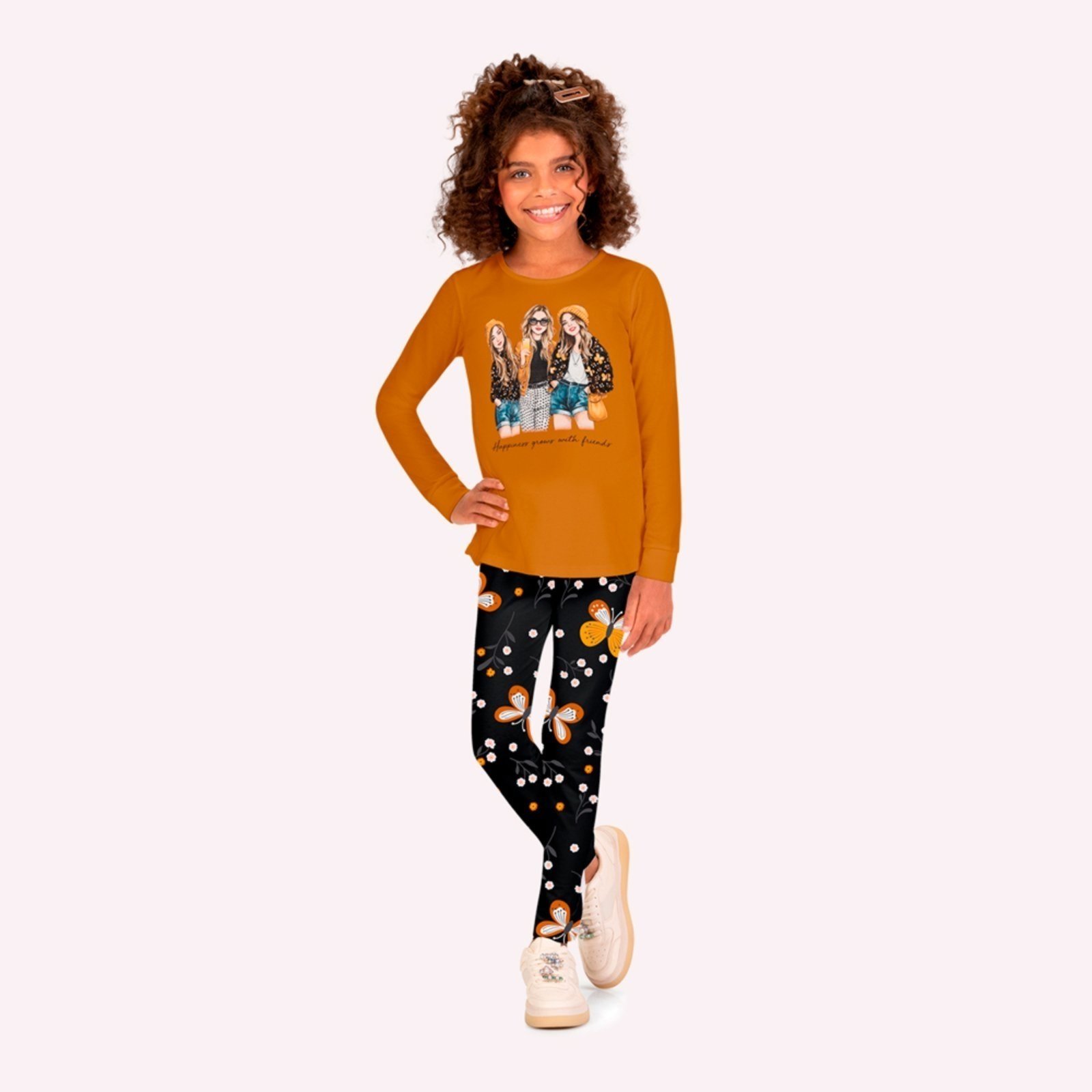 Infantil - Conjunto menina Borboletas Kyly
