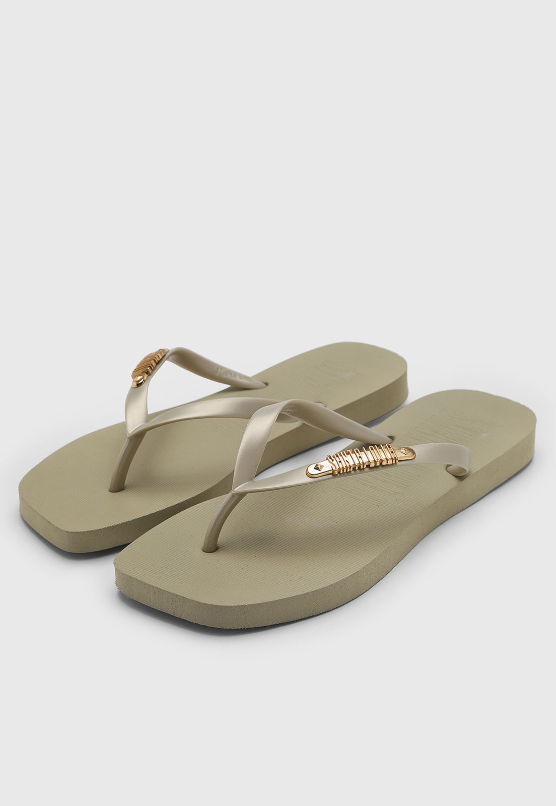 Vista 3 Chinelo Feminino Santa Lolla Dedo azul Santa Lolla azul
